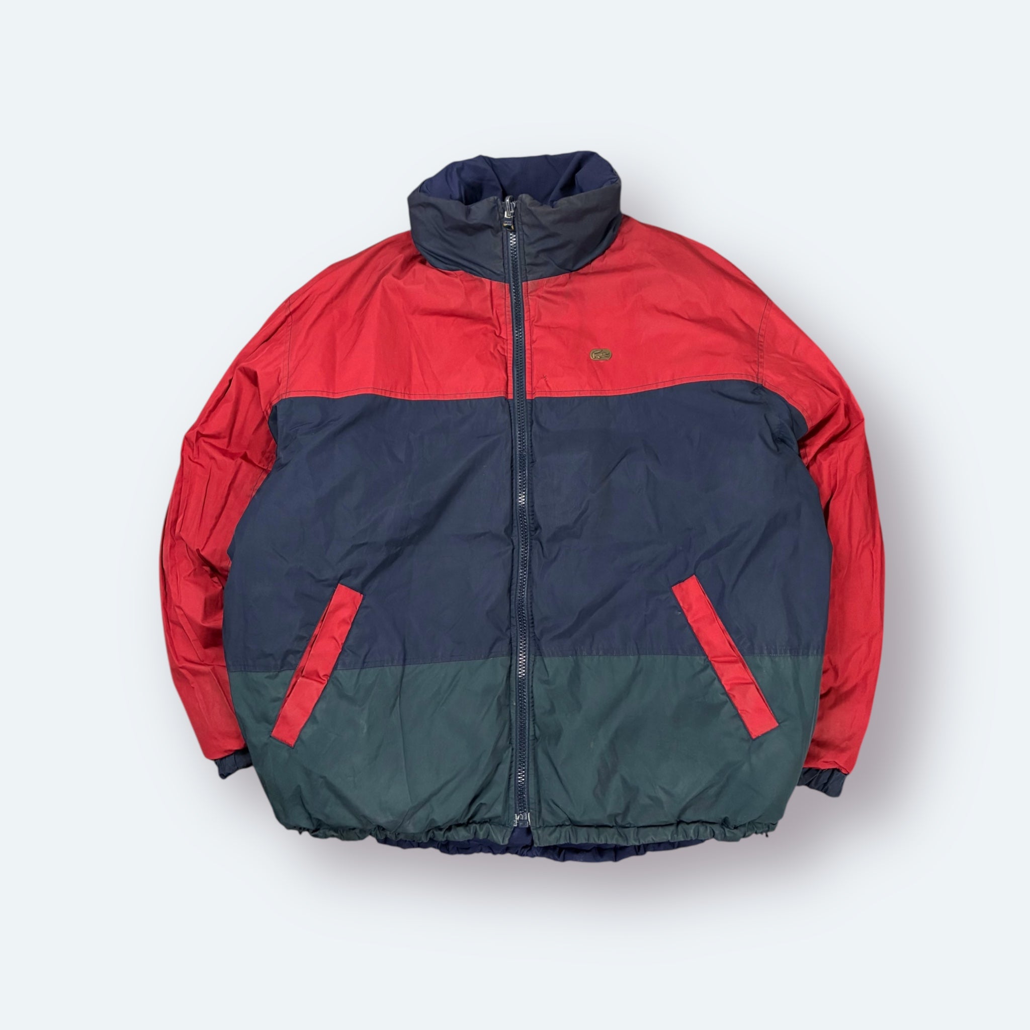Lacoste Puffer Wendejacke Blau XL - Vinverse