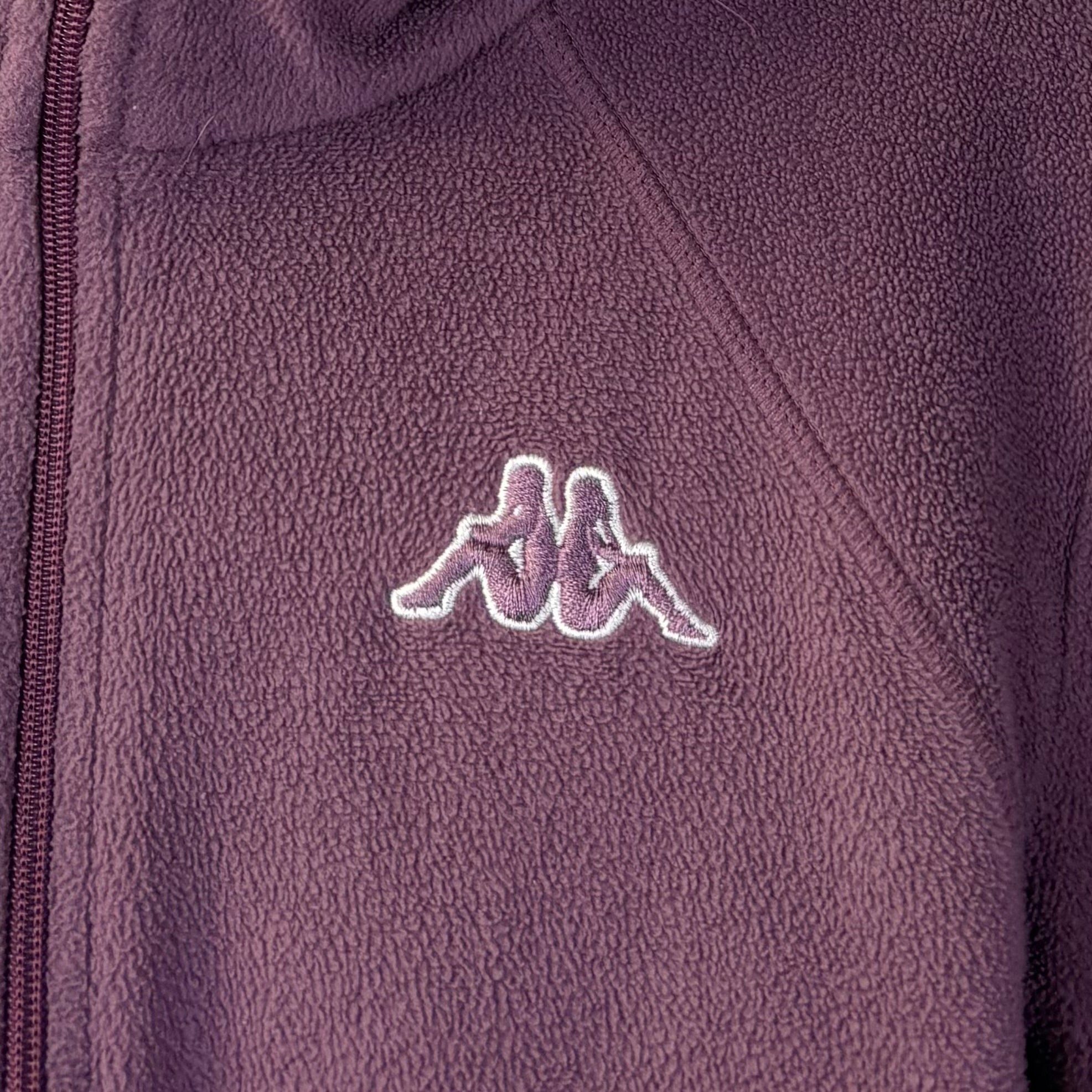 Kappa 2000er Fleece Jacke Lila Damen L - Vinverse
