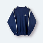 Adidas 90s Vintage Sweater Marineblau M - Vinverse