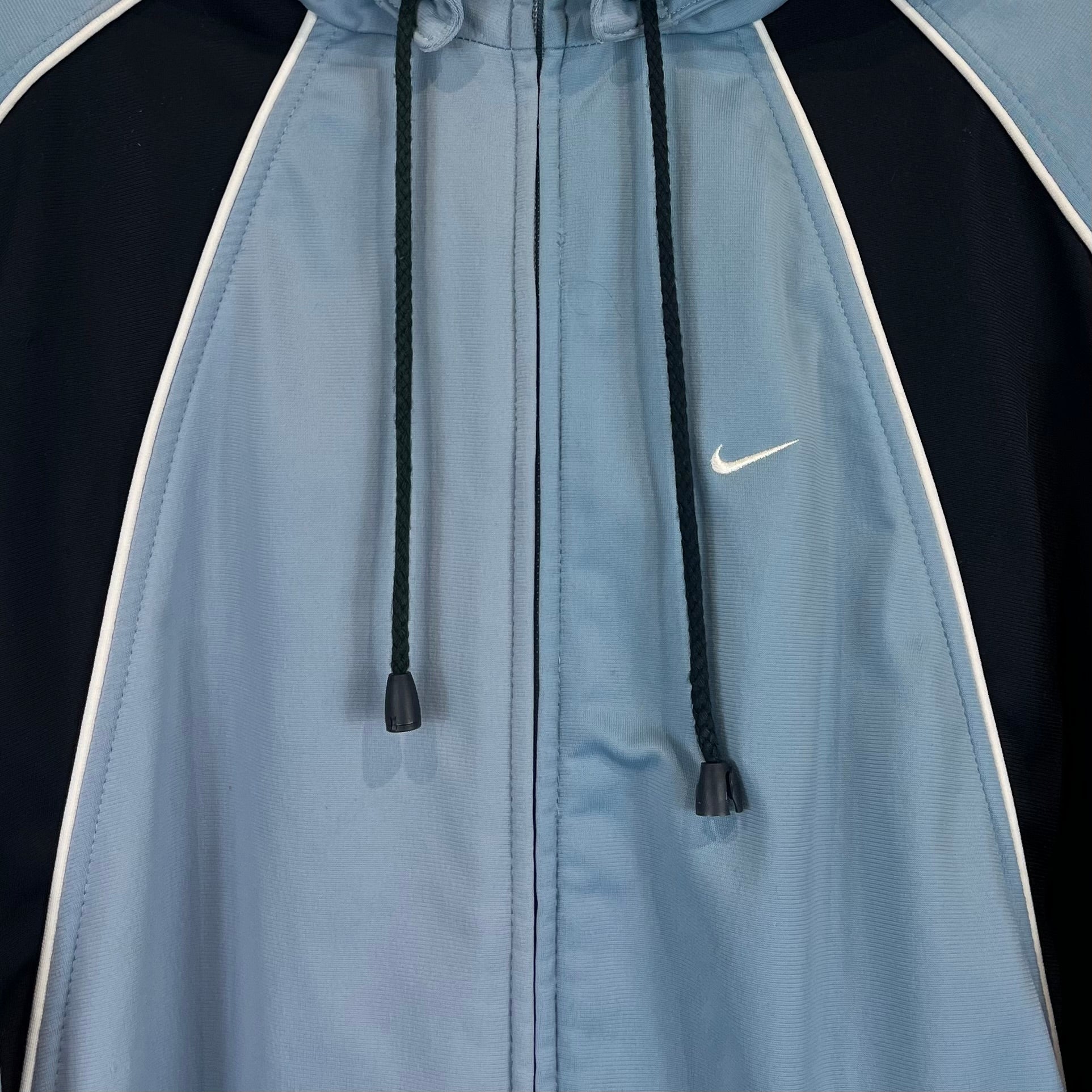 Nike 2000er Trainingsjacke Hellblau XL - Vinverse