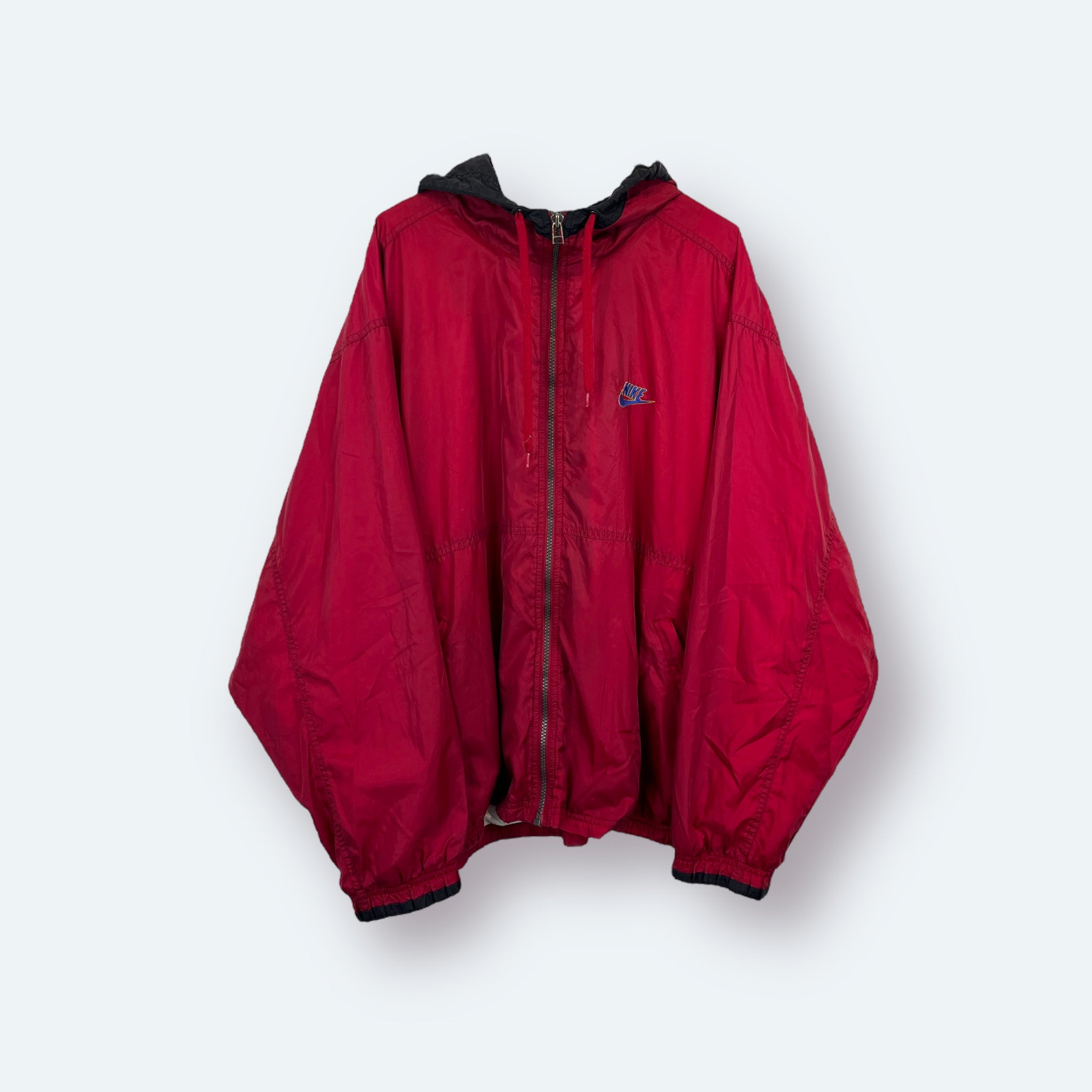 Nike 90s Vintage Trainingsjacke Rot L - Vinverse