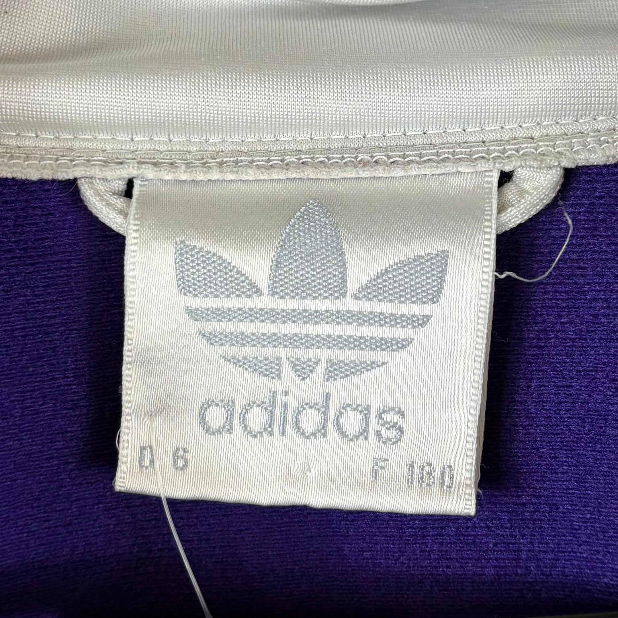 Adidas 90s Trefoil Vintage Trainingsjacke Türkis Lila L - Vinverse