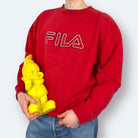 Fila Sweater Big Logo Rot XL - Vinverse