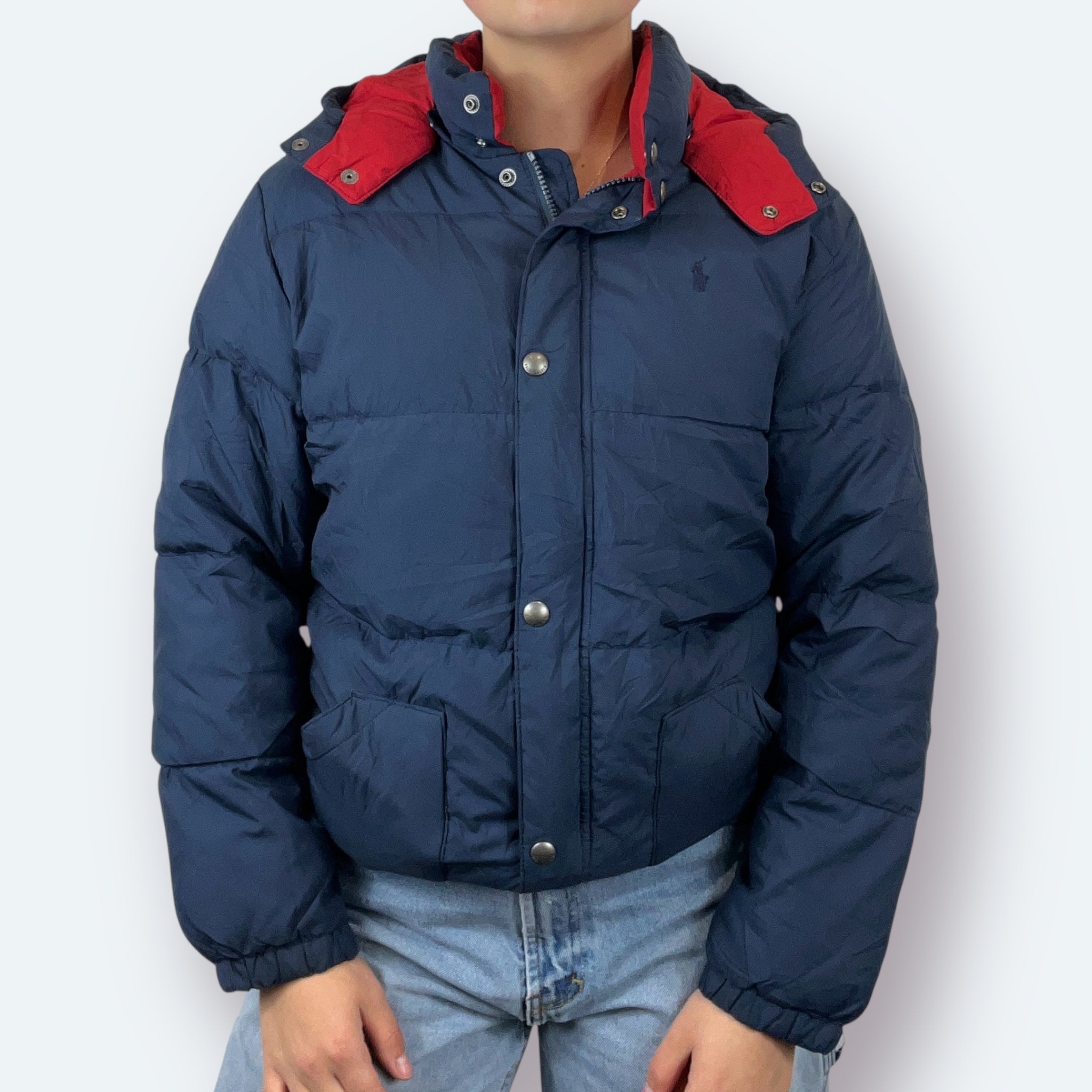 Polo Ralph Lauren Puffer Jacke Blau S - Vinverse