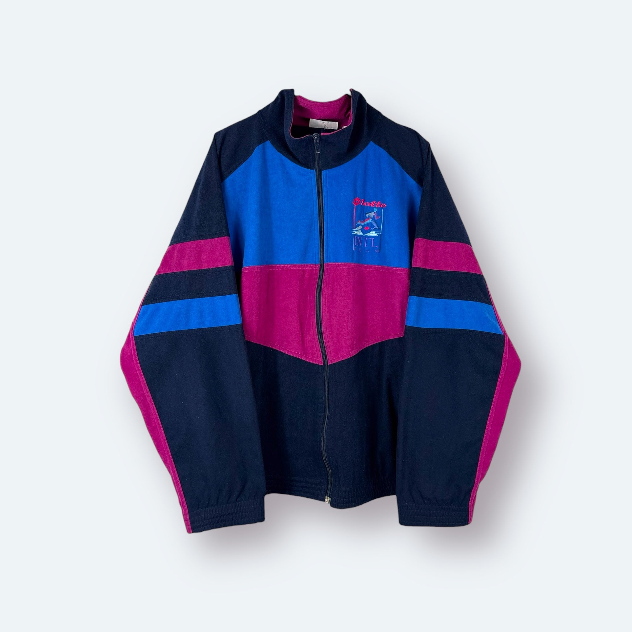 Lotto 90s Vintage Samt Trainingsjacke L - Vinverse