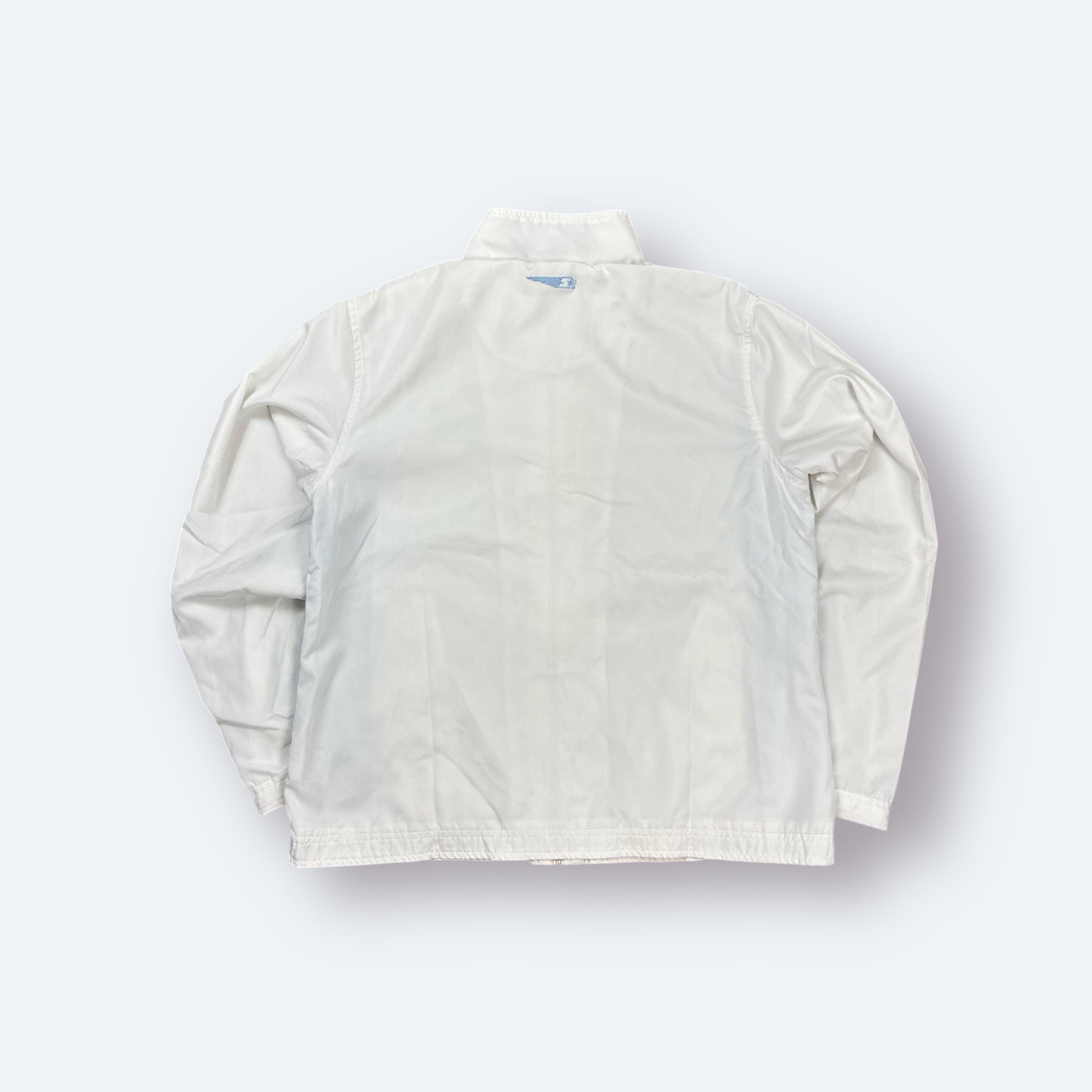 Starter 2000er Trainingsjacke bestickt Weiß S - Vinverse
