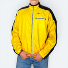Nike Vintage Windbreaker 90s Gelb Schwarz M - Vinverse