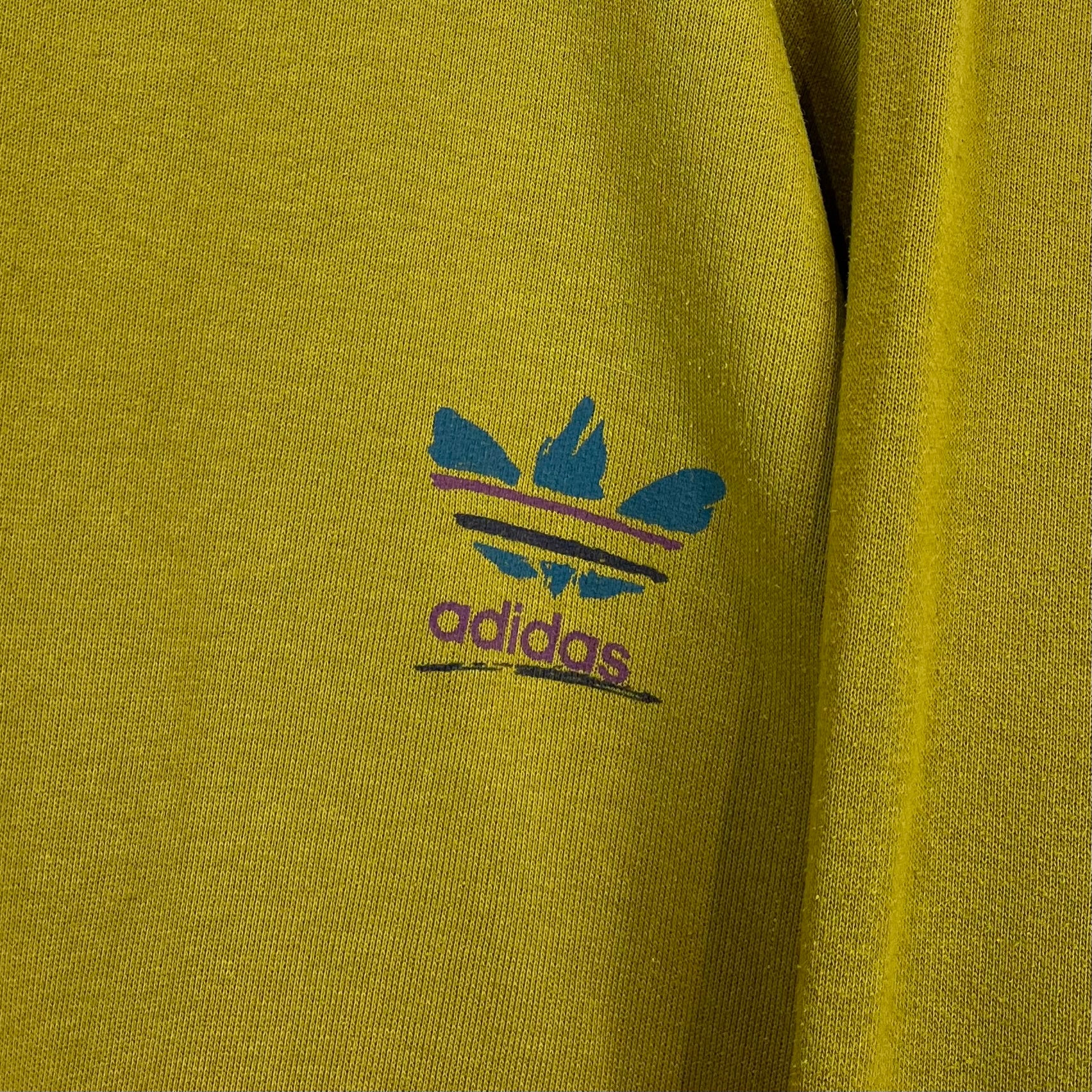 Adidas 80s Vintage Sweater Khaki L - Vinverse