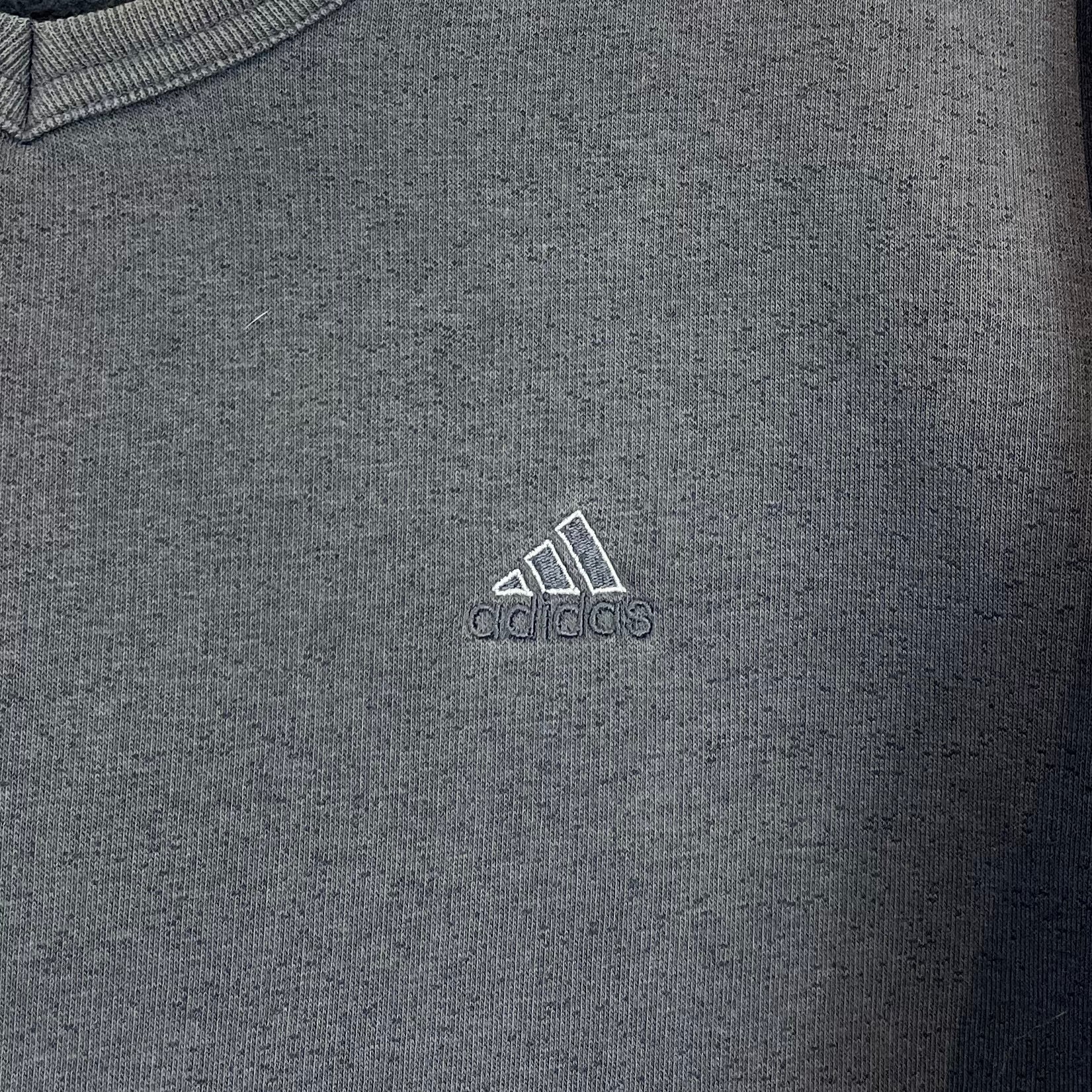 Adidas Damen Sweater 2001 bestickt Grau M - Vinverse