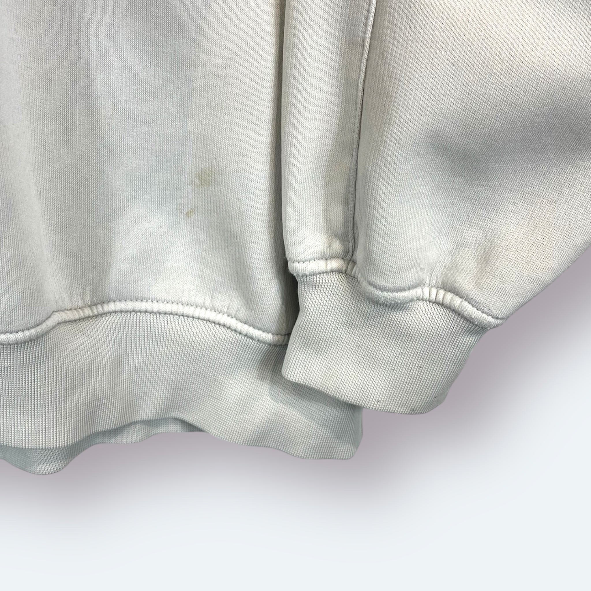 Adidas 2000er Sweater bestickt Hellgrau XL - Vinverse