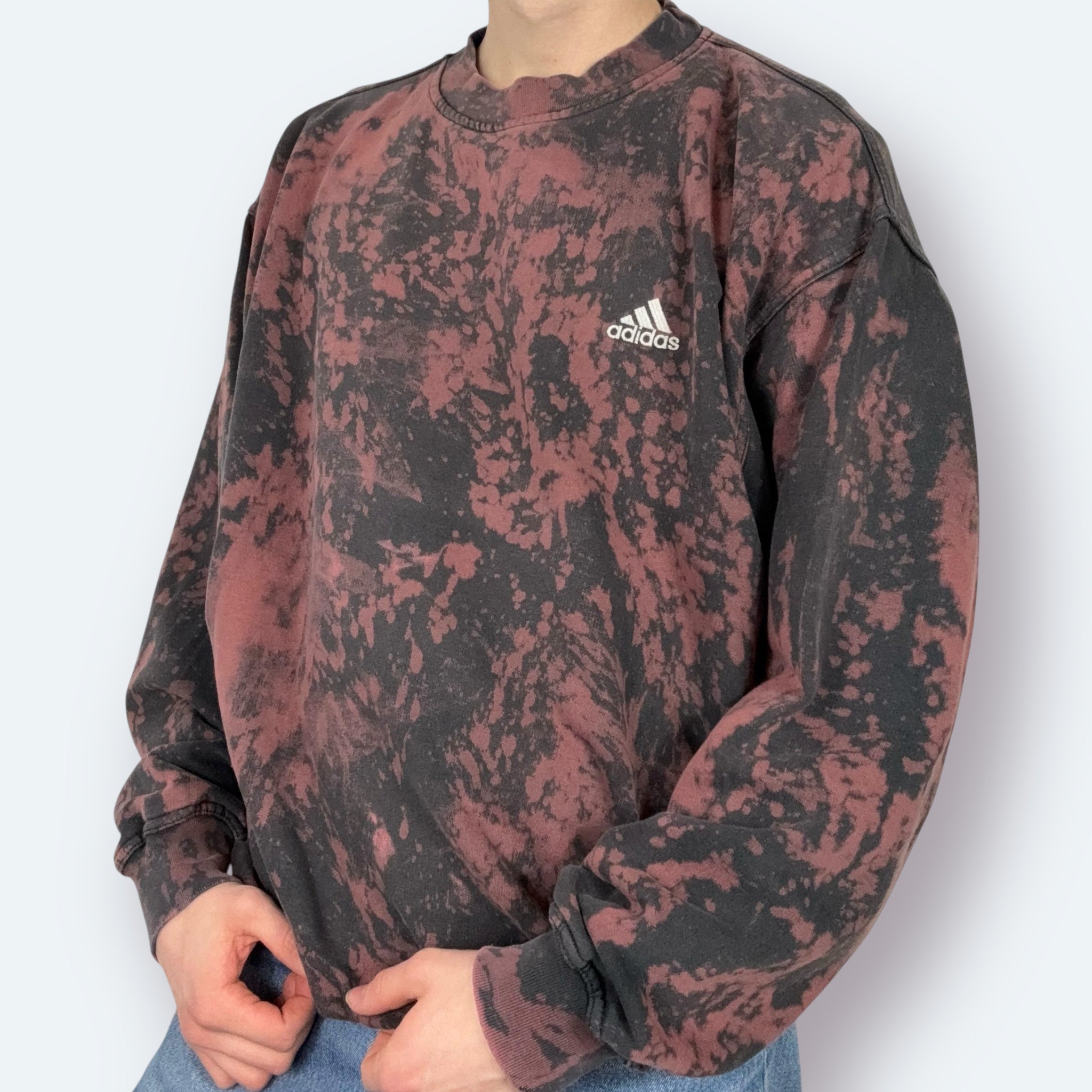 Adidas 90s Vintage Re:Bleach Sweater XL - Vinverse