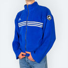 Adidas Vintage Fleece Jacke 1999 Blau M - Vinverse