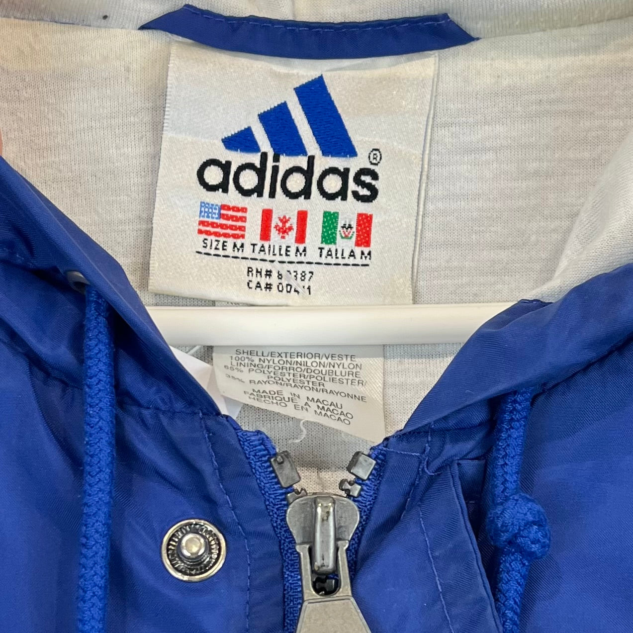 Adidas 90er Vintage Parka Blau M - Vinverse