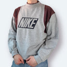 Nike Big Logo Sweater Grau M - Vinverse