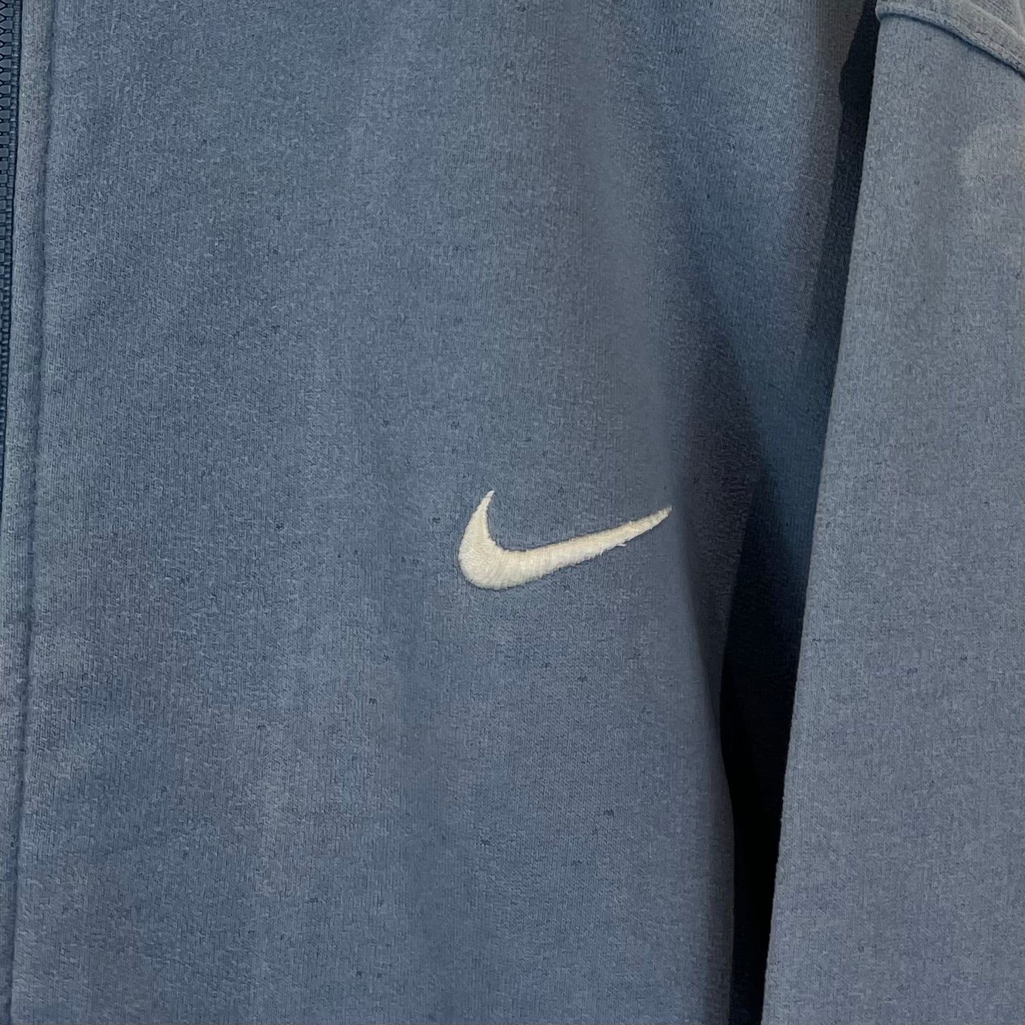 Nike 90s Vintage Zip Hoodie Blau M - Vinverse