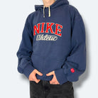 Nike Hoodie 2000s Big Logo Marineblau XXL - Vinverse