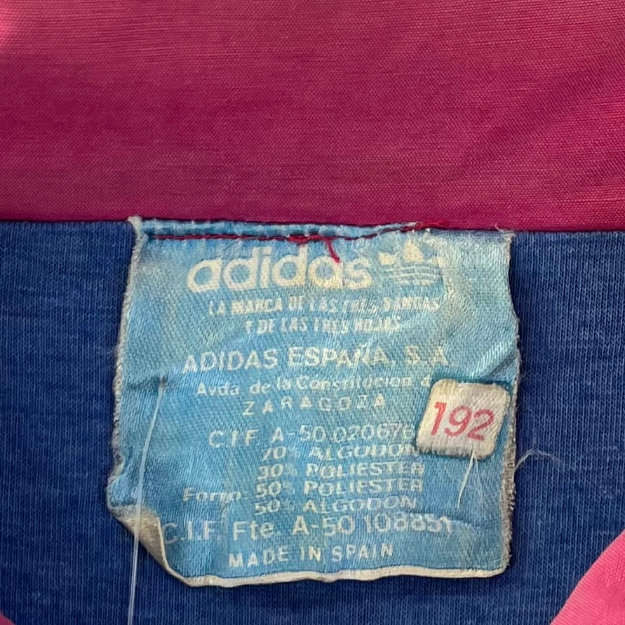 Adidas 80er Vintage Trainingsjacke bestickt M - Vinverse