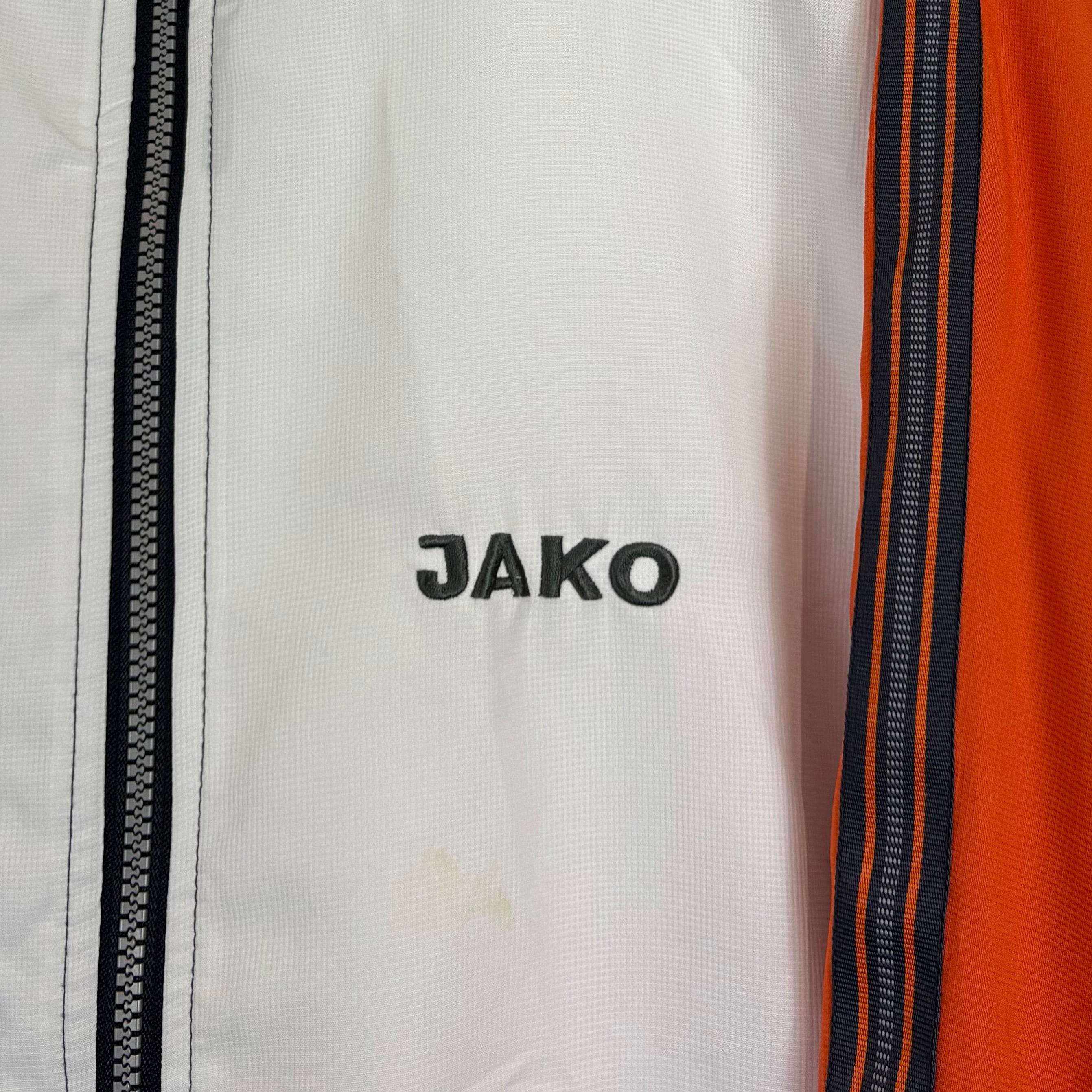 Jako 90s Vintage Trainingsjacke Weiß Orange Marineblau XL - Vinverse