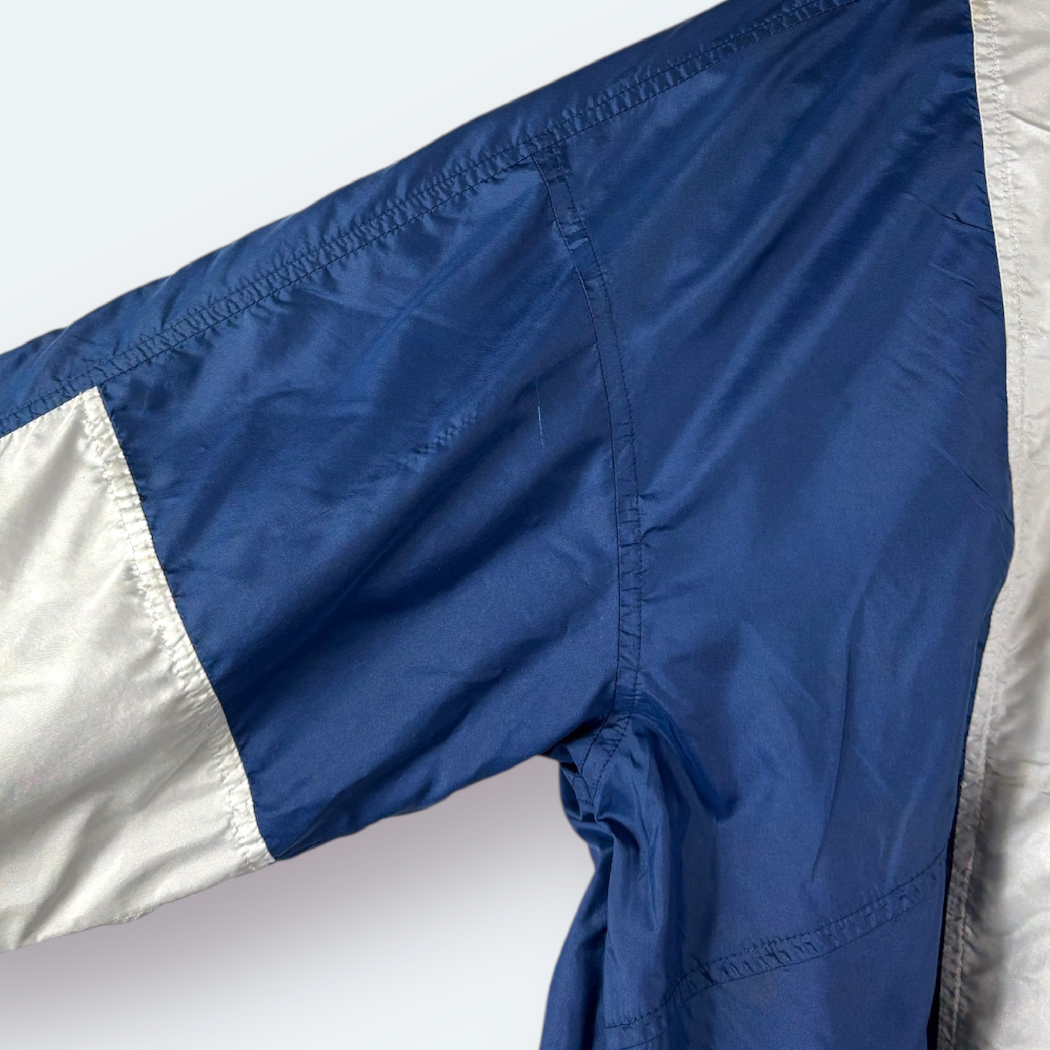 Puma 90s Vintage Trainingsjacke Weiß Blau M - Vinverse