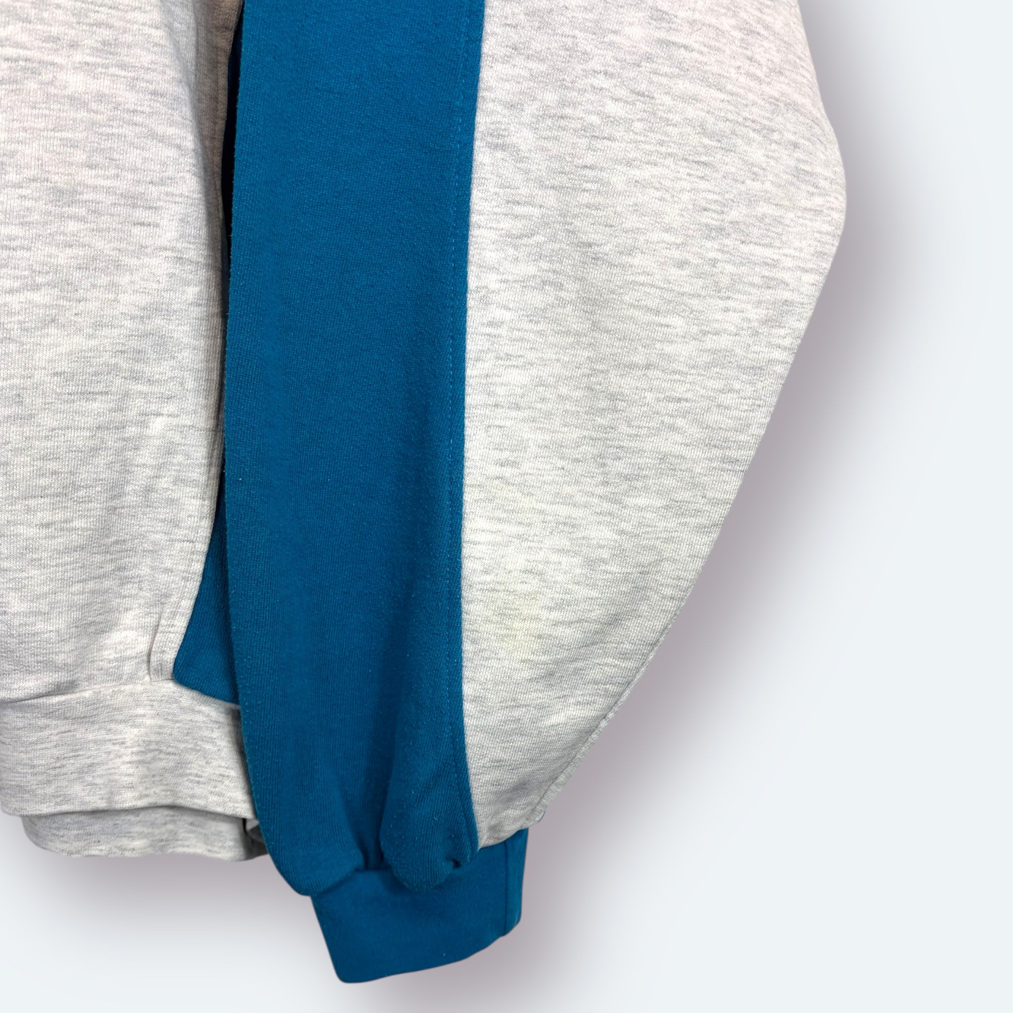 Puma 90s Vintage Sweater Grau Türkis Lila XL - Vinverse