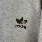 Adidas 90s Vintage Trefoil Sweater Grau M - Vinverse