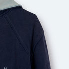 Yves Saint Laurent Vintage Zip Hoodie Marineblau S - Vinverse