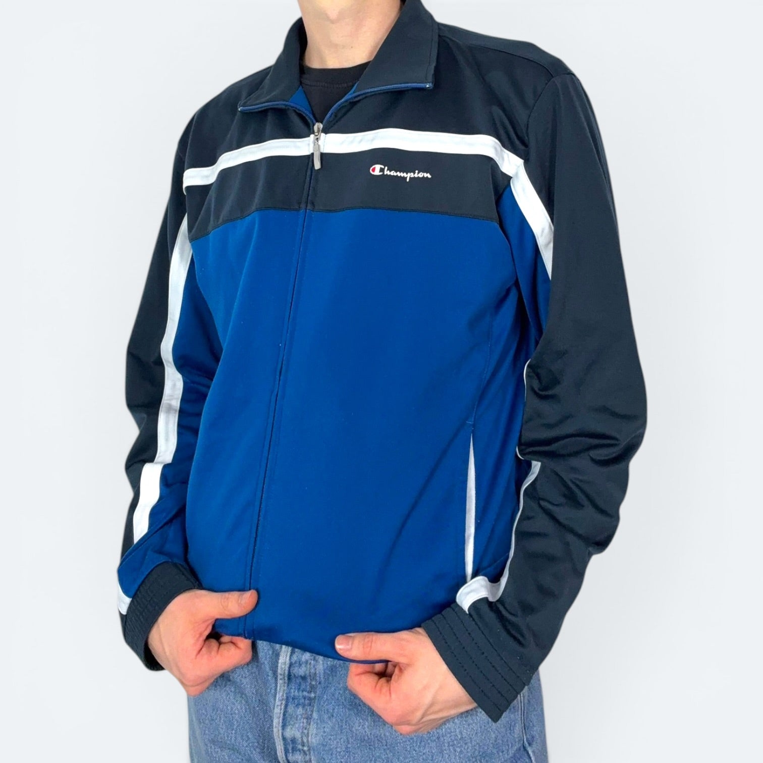 Champion Trainingsjacke Blau L - Vinverse
