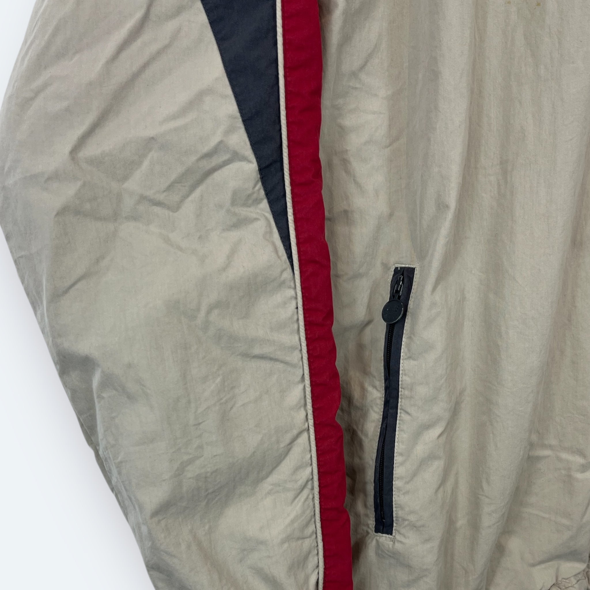 Nike Vintage Trainingsjacke seltenes Tag Beige XL - Vinverse