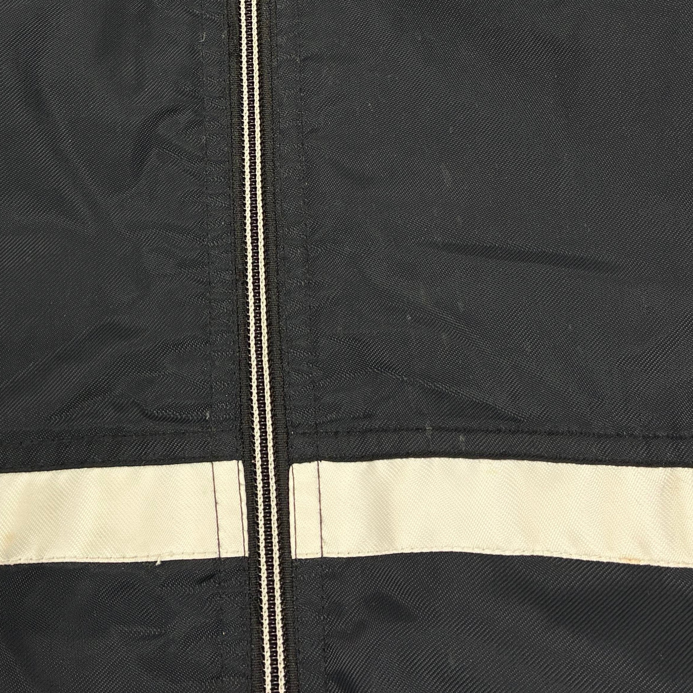 Nike 90s Vintage Windbreaker Innenfleece Schwarz XL - Vinverse