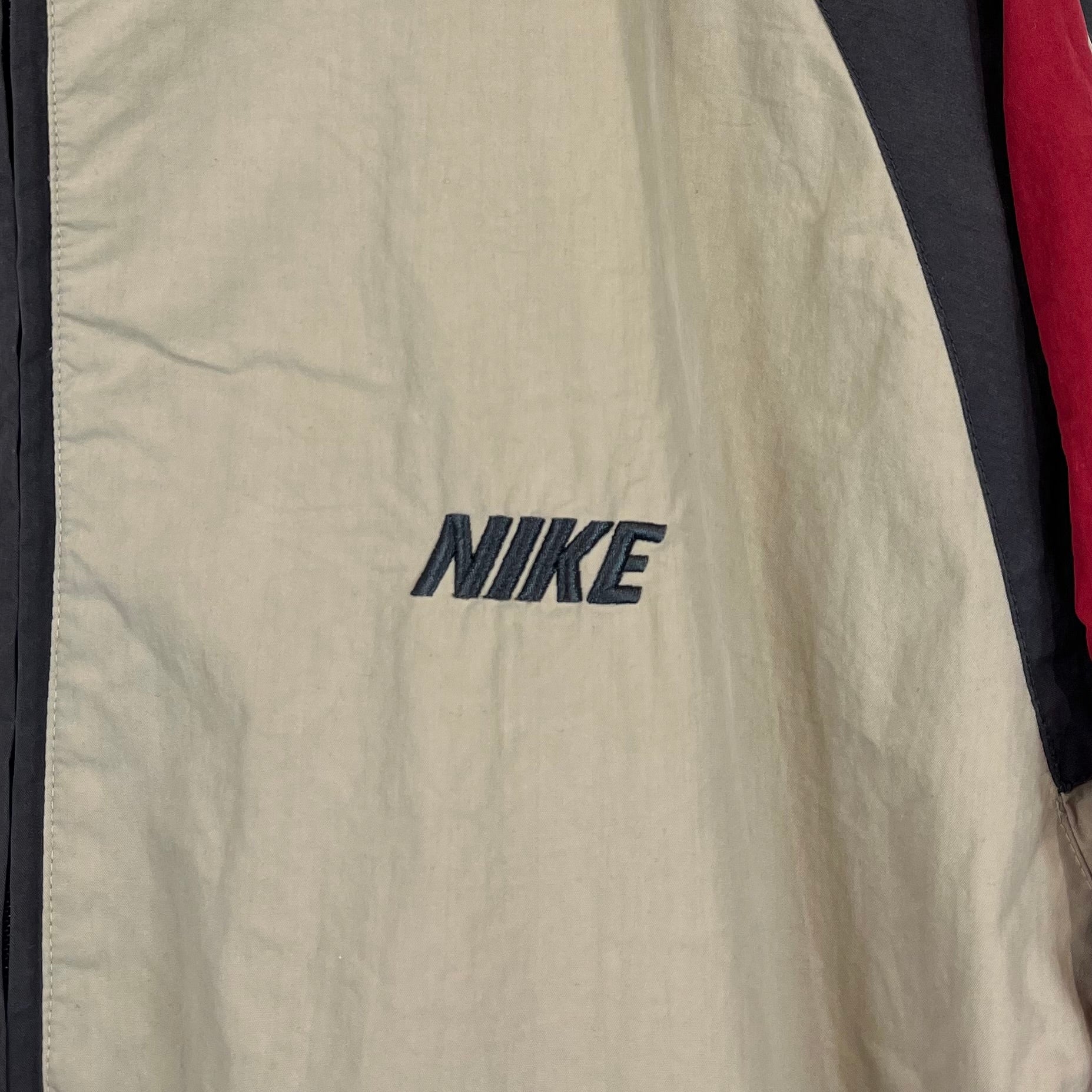 Nike Vintage Trainingsjacke seltenes Tag Beige XL - Vinverse