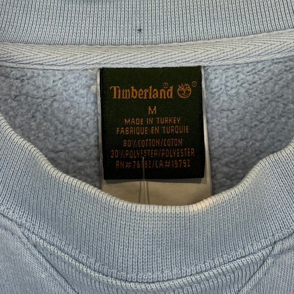 Timberland Vintage Sweater bestickt Hellblau M - Vinverse