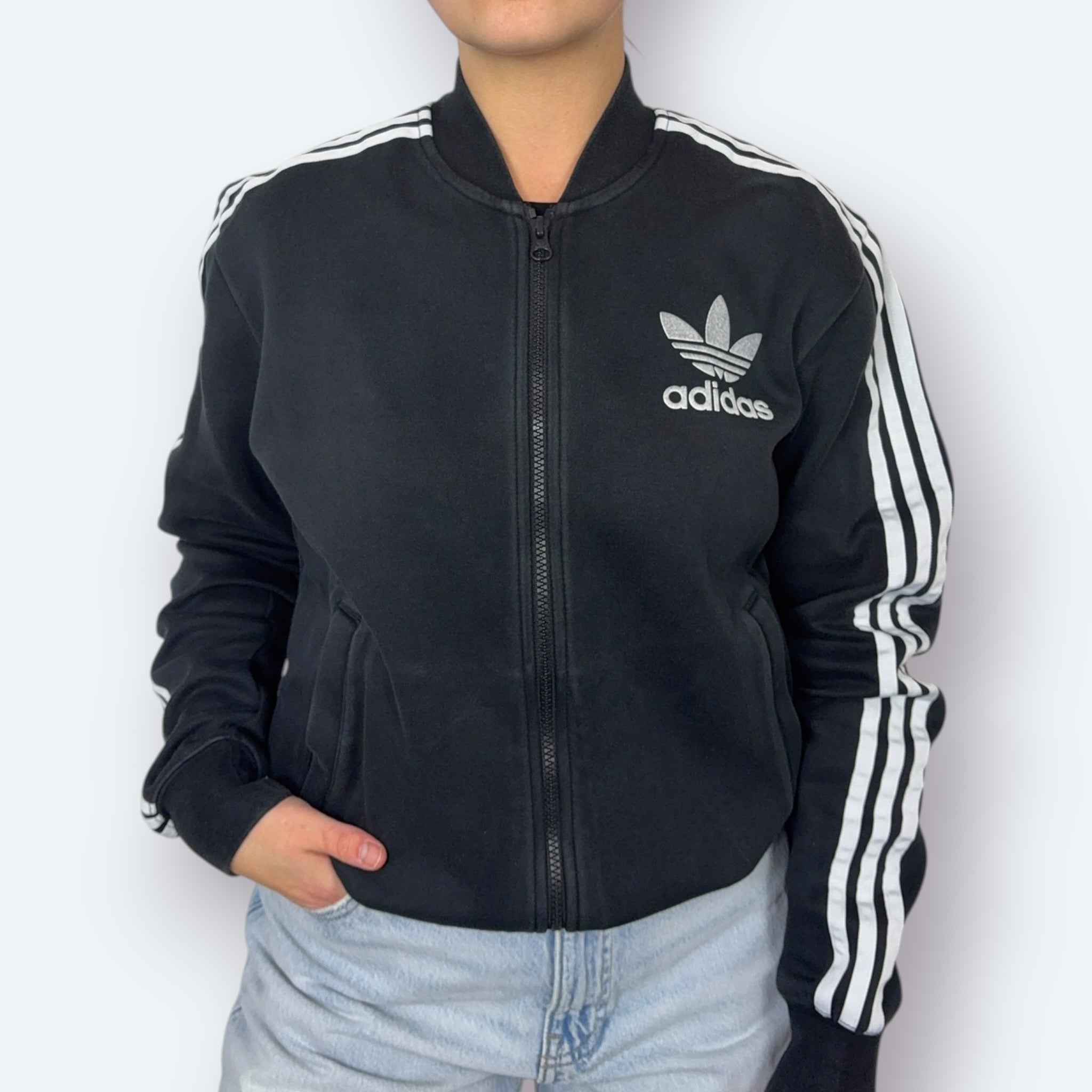 Adidas Retro Trainingsjacke Schwarz S - Vinverse