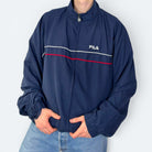Fila Vintage Trainingsjacke Blau XL - Vinverse