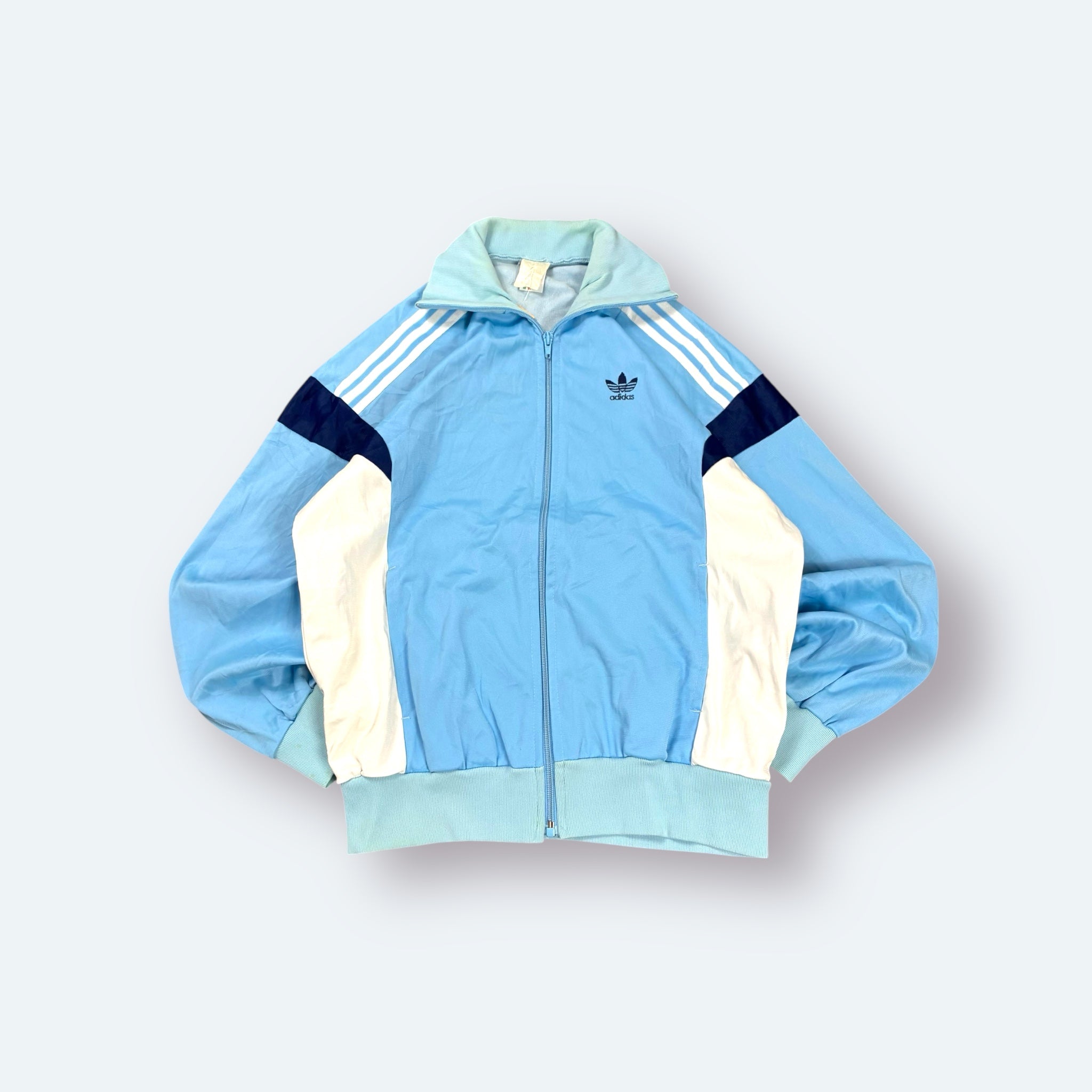 Adidas 80s Vintage Trainingsjacke Hellblau M - Vinverse