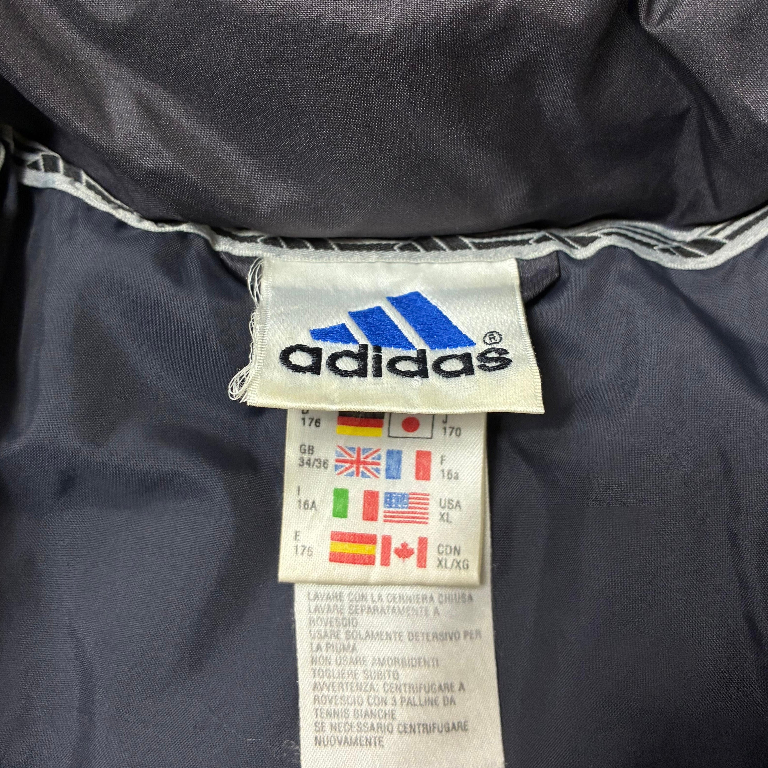 Adidas 2000 Vintage Daunenjacke Schwarz XL - Vinverse