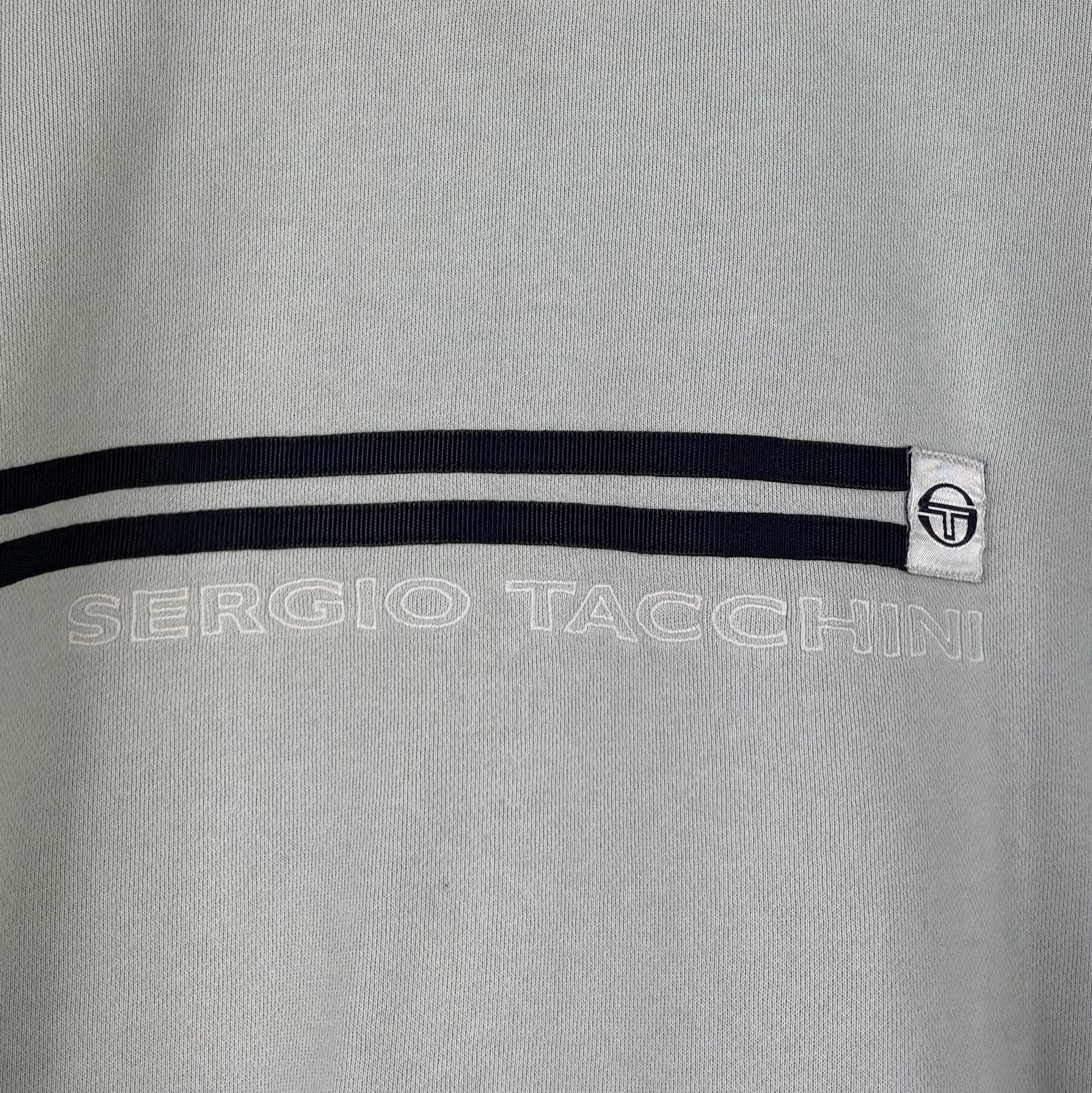Sergio Tacchini Vintage Sweater Grau XL - Vinverse