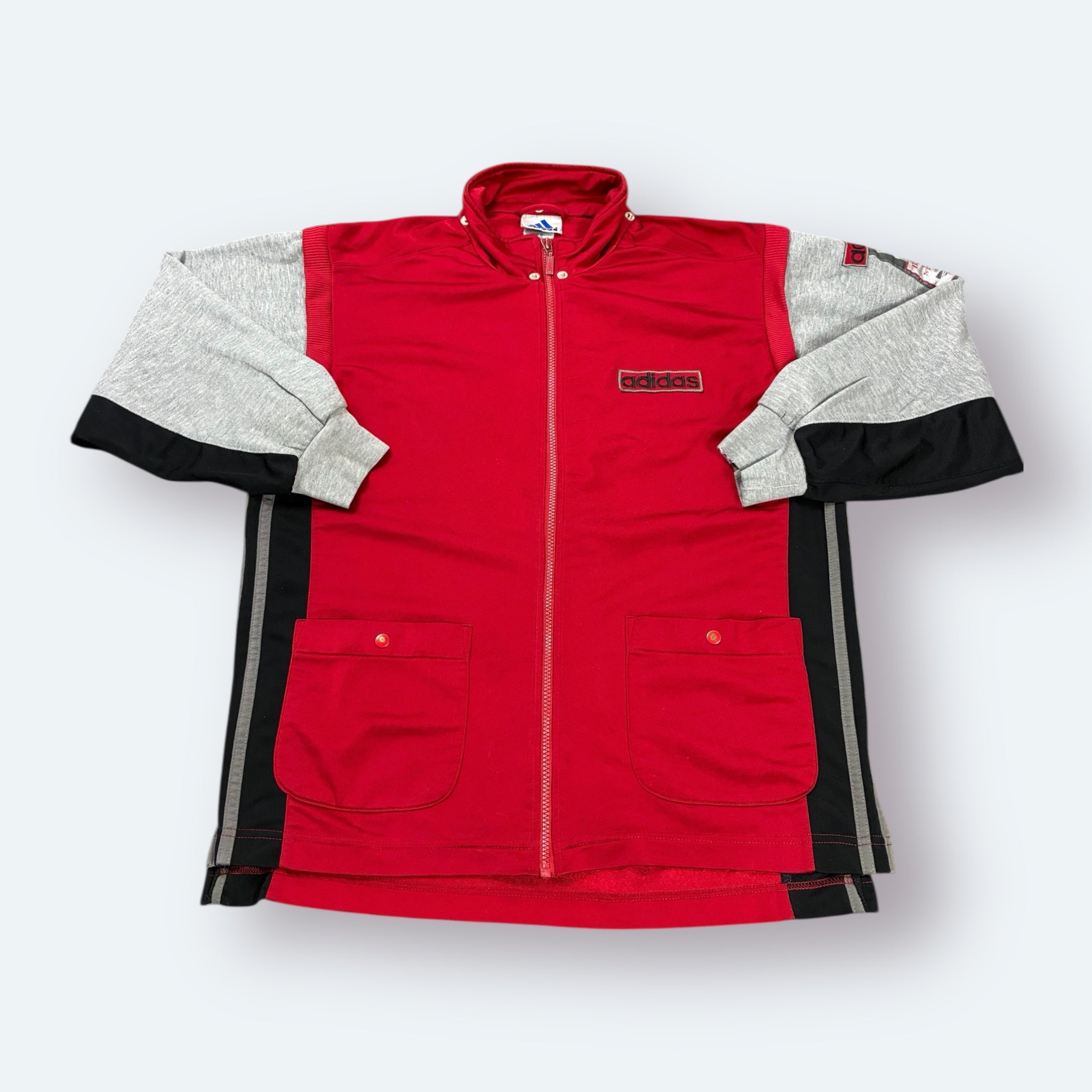 Adidas 90s Vintage Trainingsjacke Rot S - Vinverse