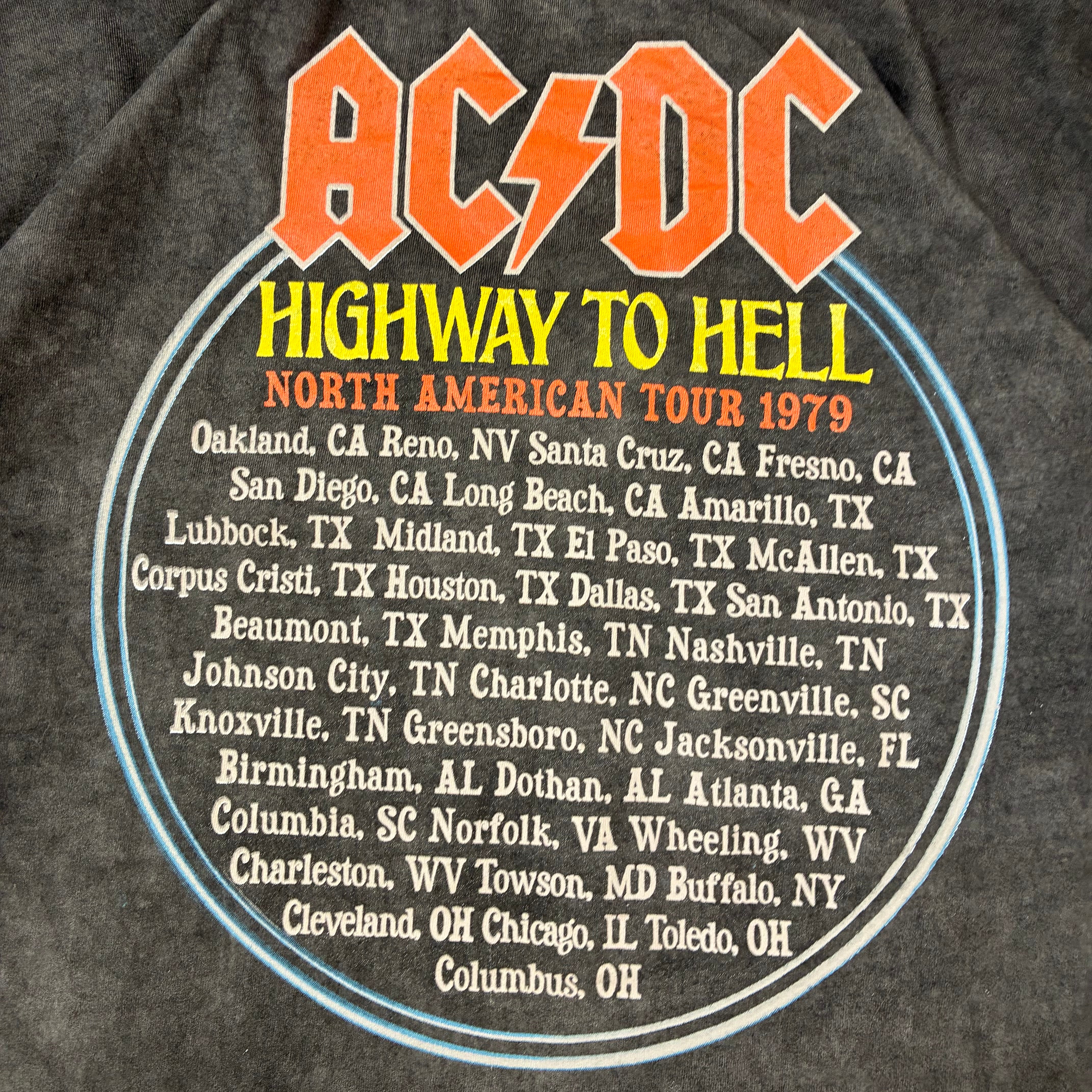 ACDC Shirt Highway to hell Grau M - Vinverse