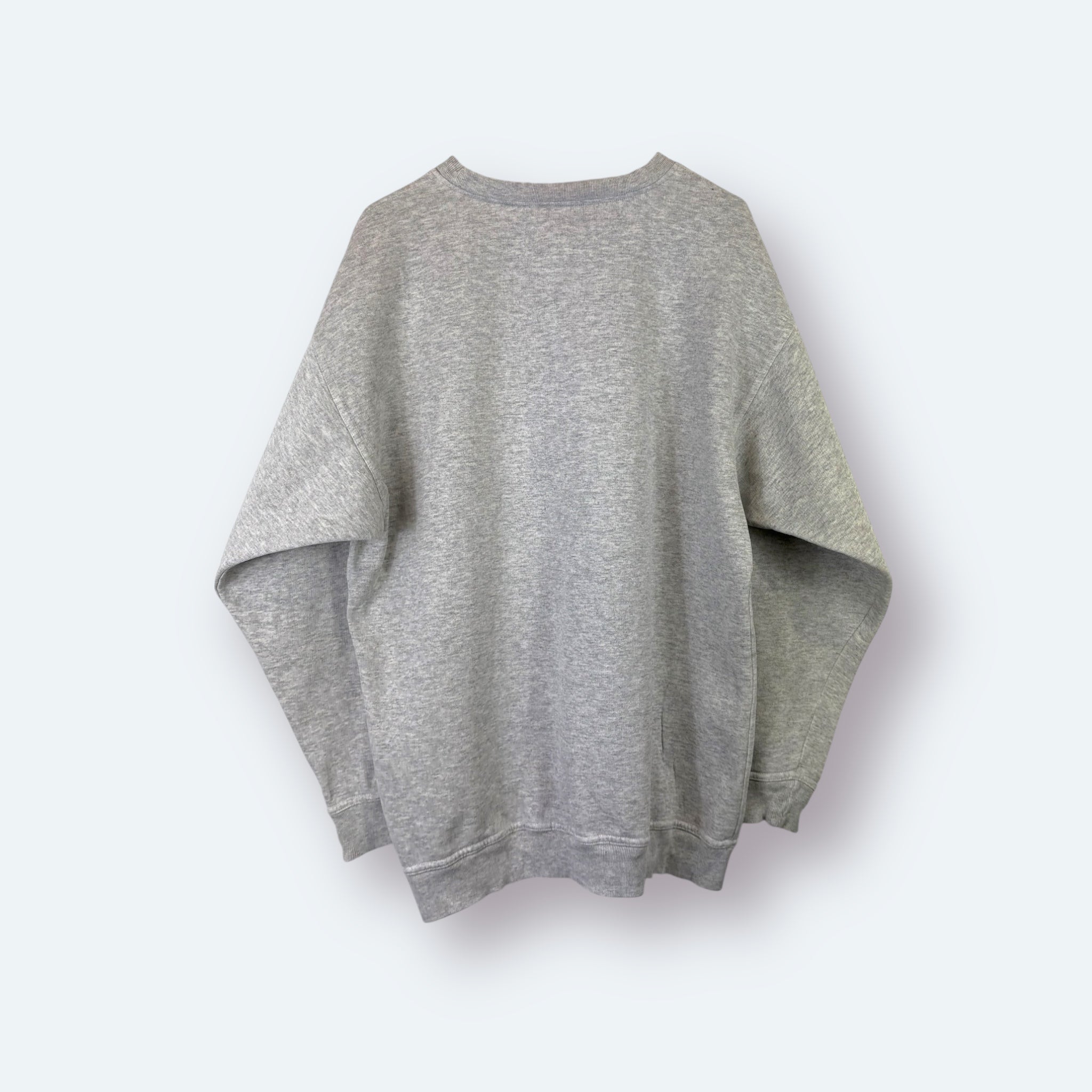 Adidas 90s Vintage Trefoil Sweater Grau M - Vinverse