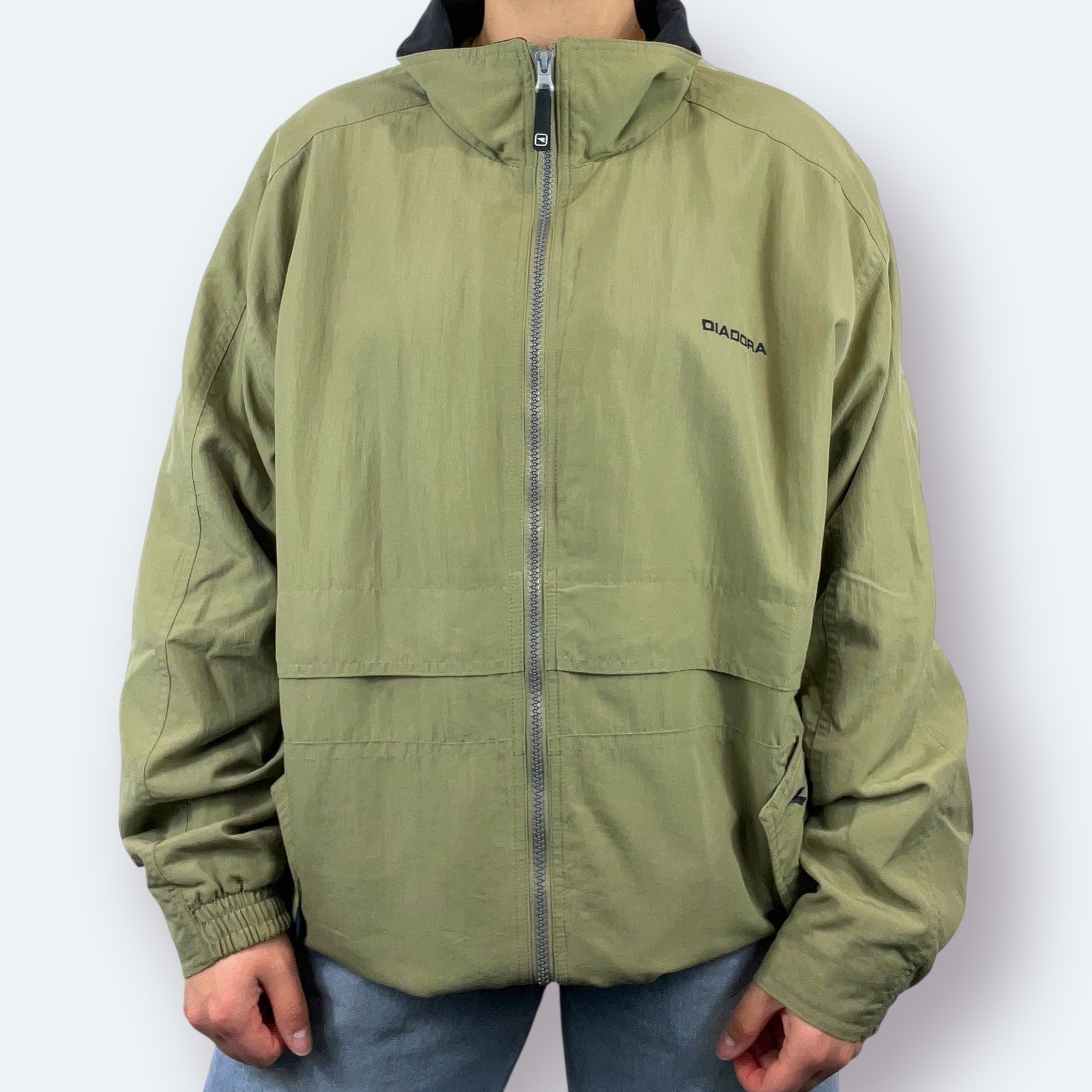 Diadora Windbreaker Windjacke Khaki M - Vinverse