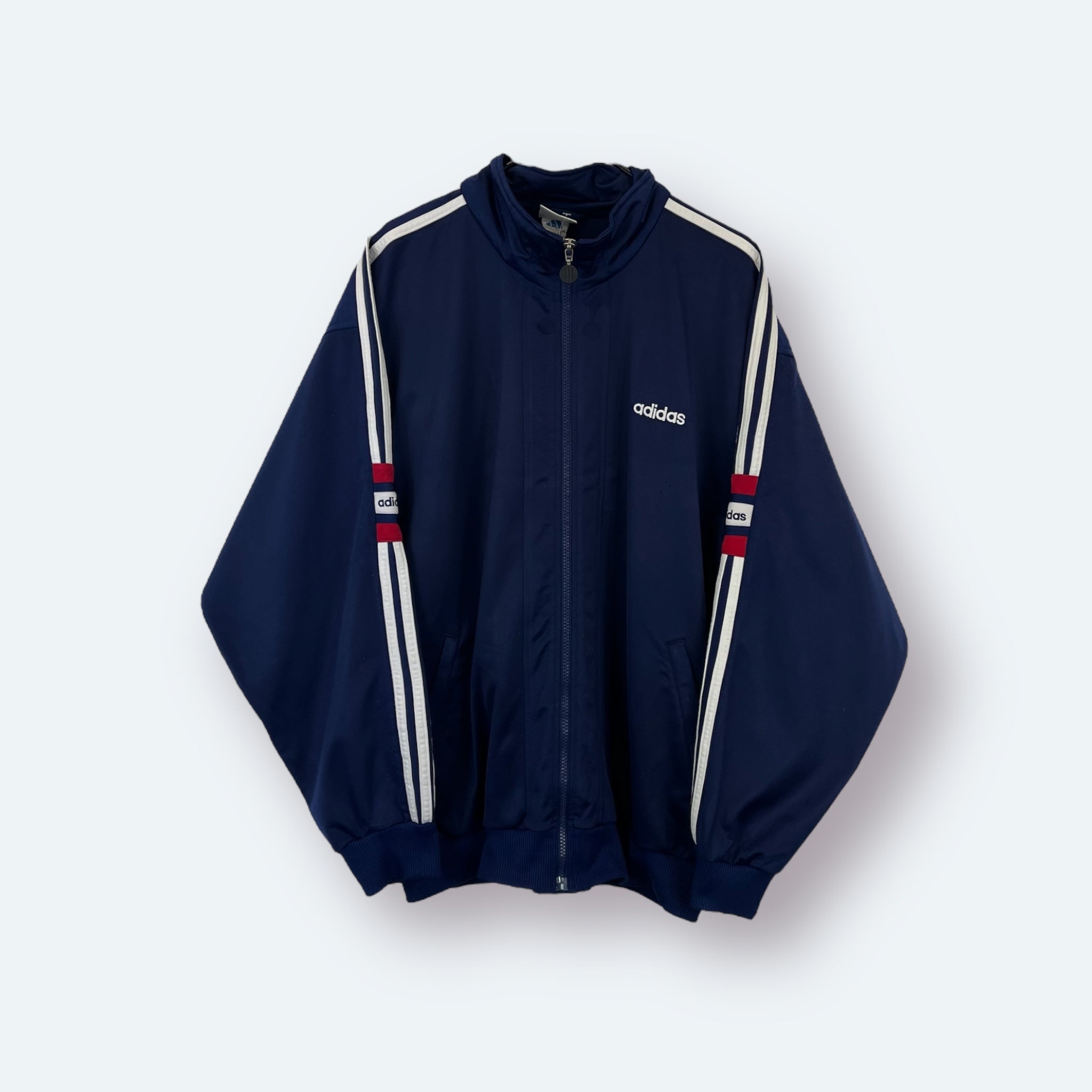 Adidas 90s Vintage Trainingsjacke Marineblau L - Vinverse
