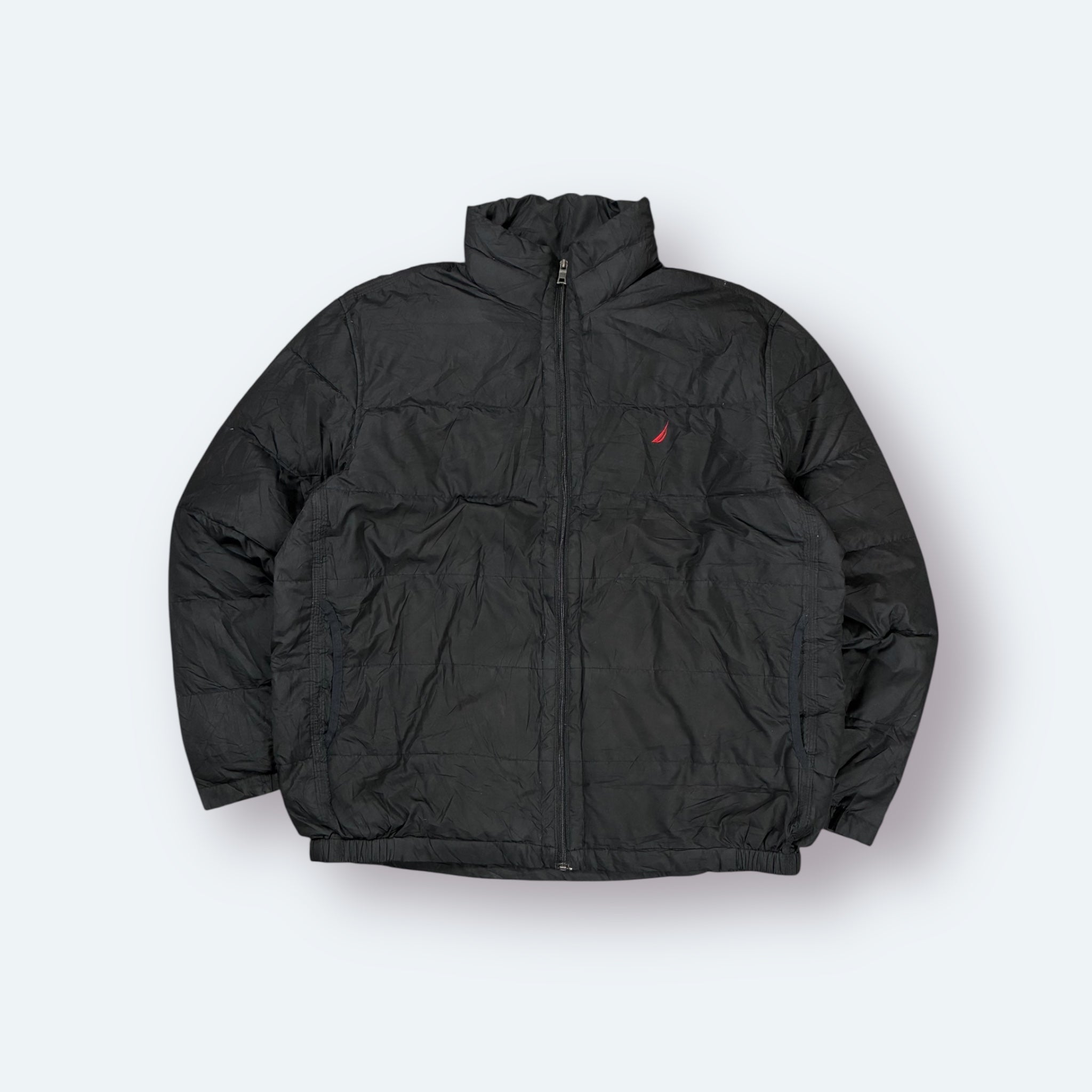 Nautica Puffer Übergangsjacke Schwarz L - Vinverse