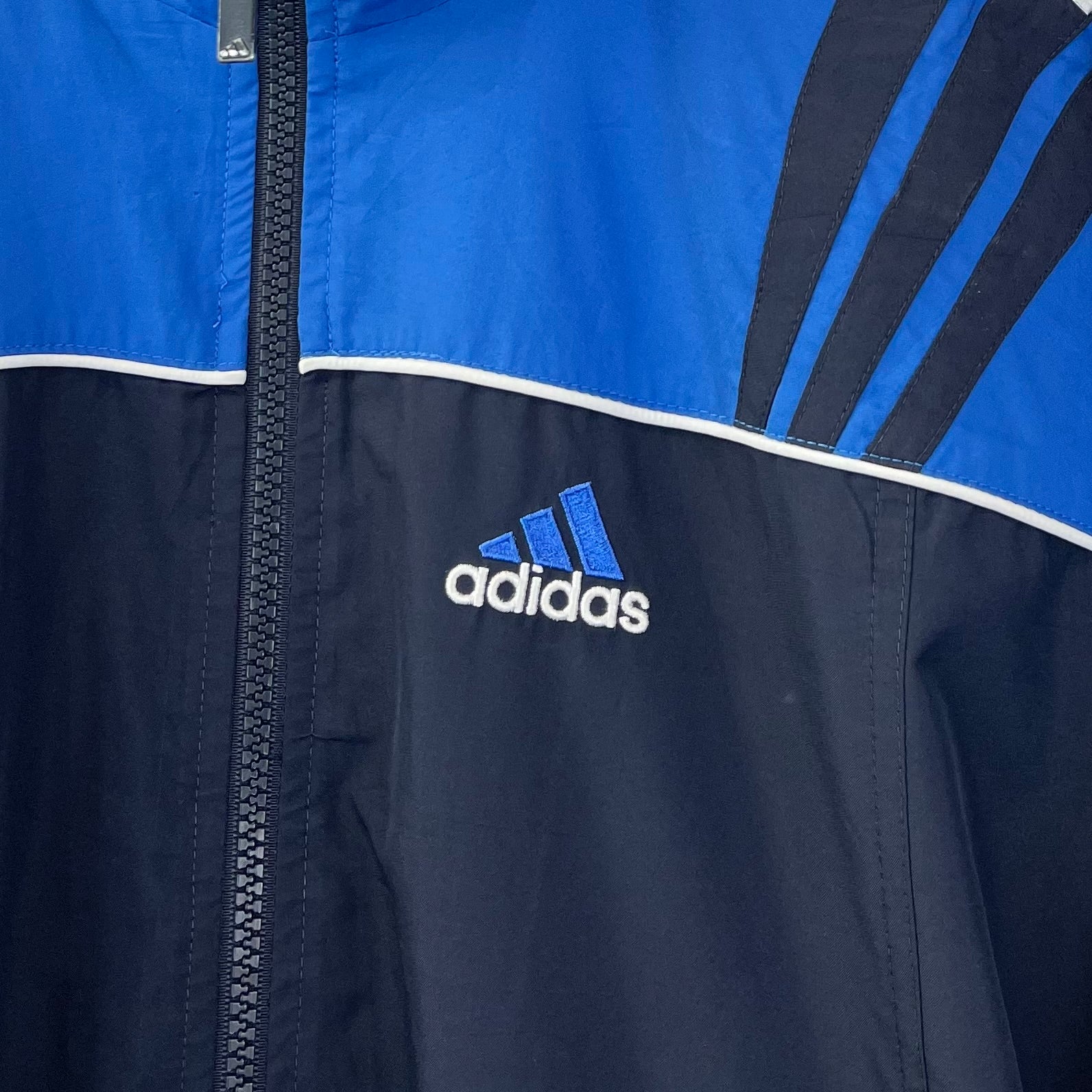 Adidas 2003 Trainingsjacke bestickt Blau L - Vinverse