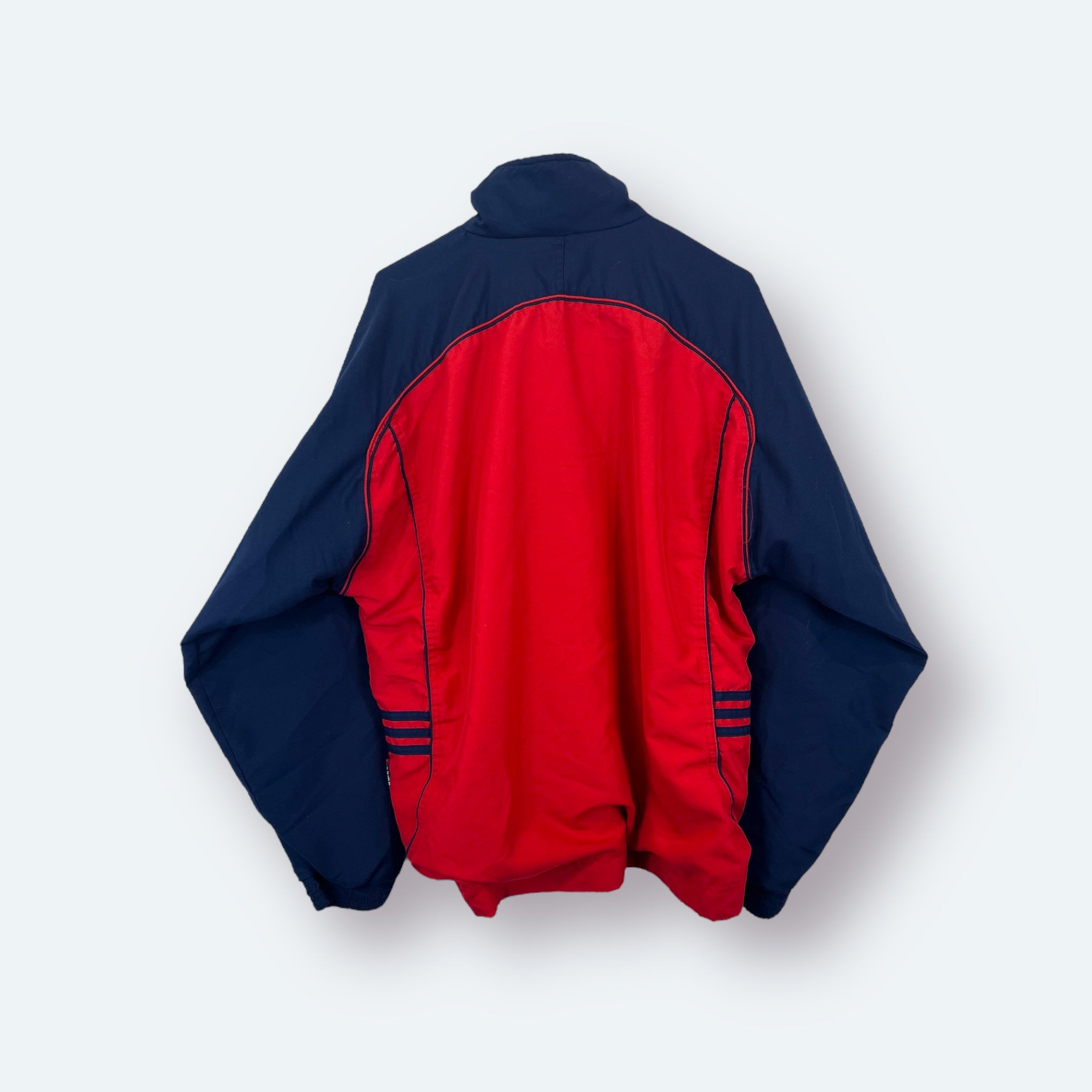 Adidas 90er Vintage Trainingsjacke bestickt Rot M - Vinverse