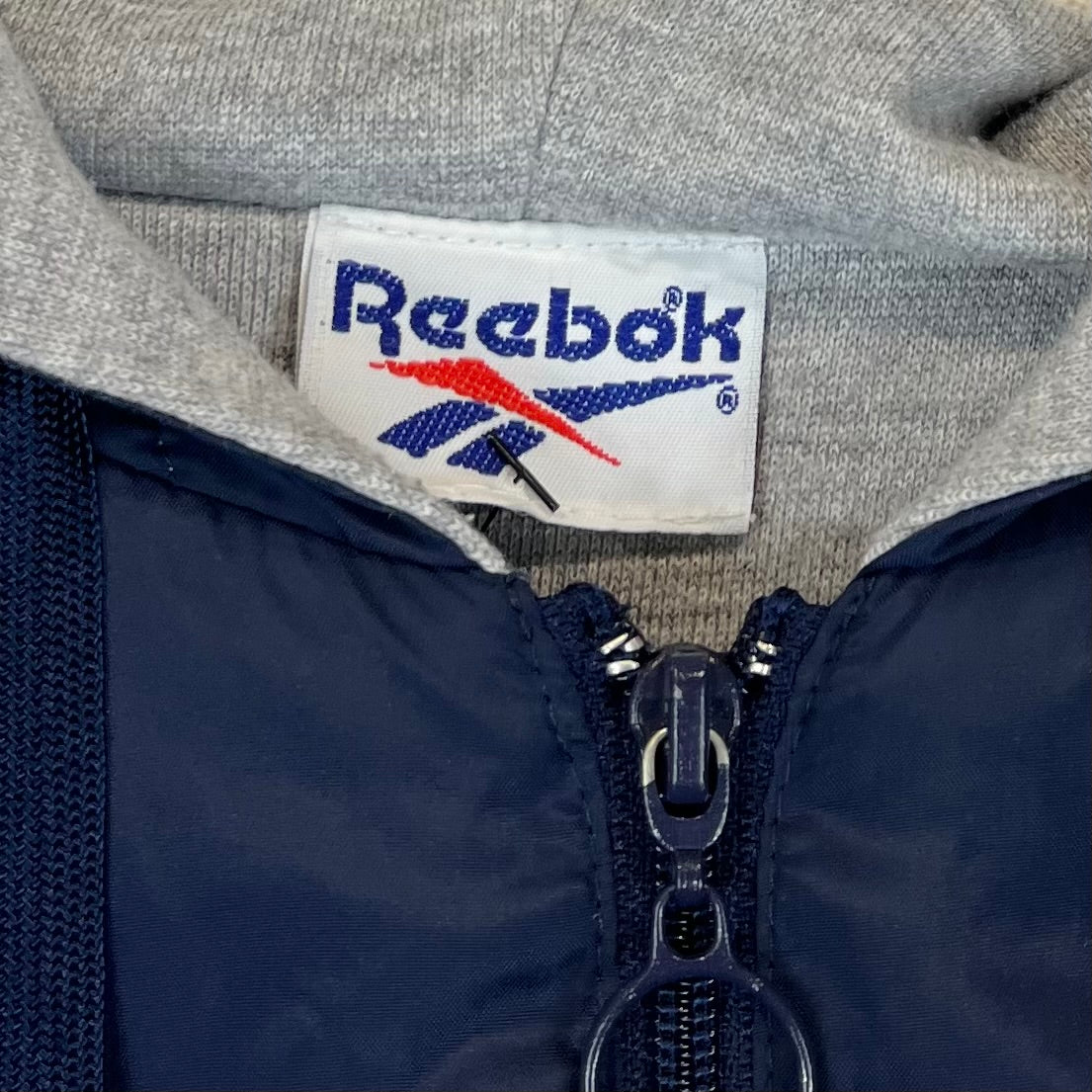 Reebok 2000er Vintage Jacke Marineblau L - Vinverse