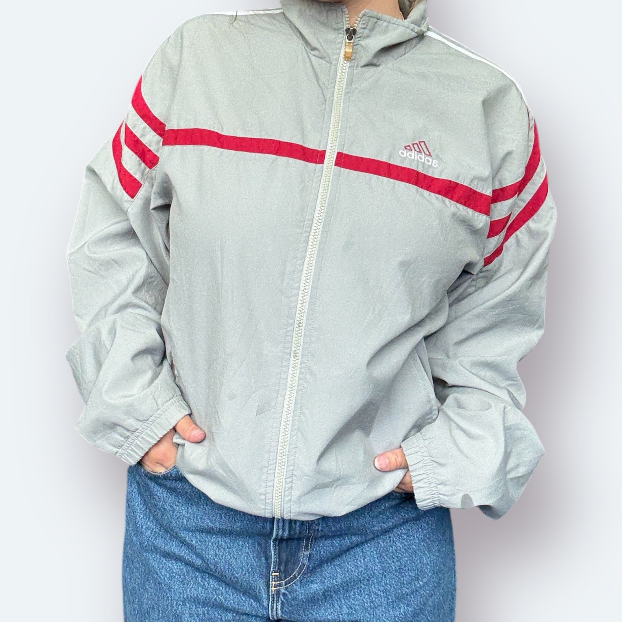 Adidas Trainingsjacke Grau 2005 L - Vinverse