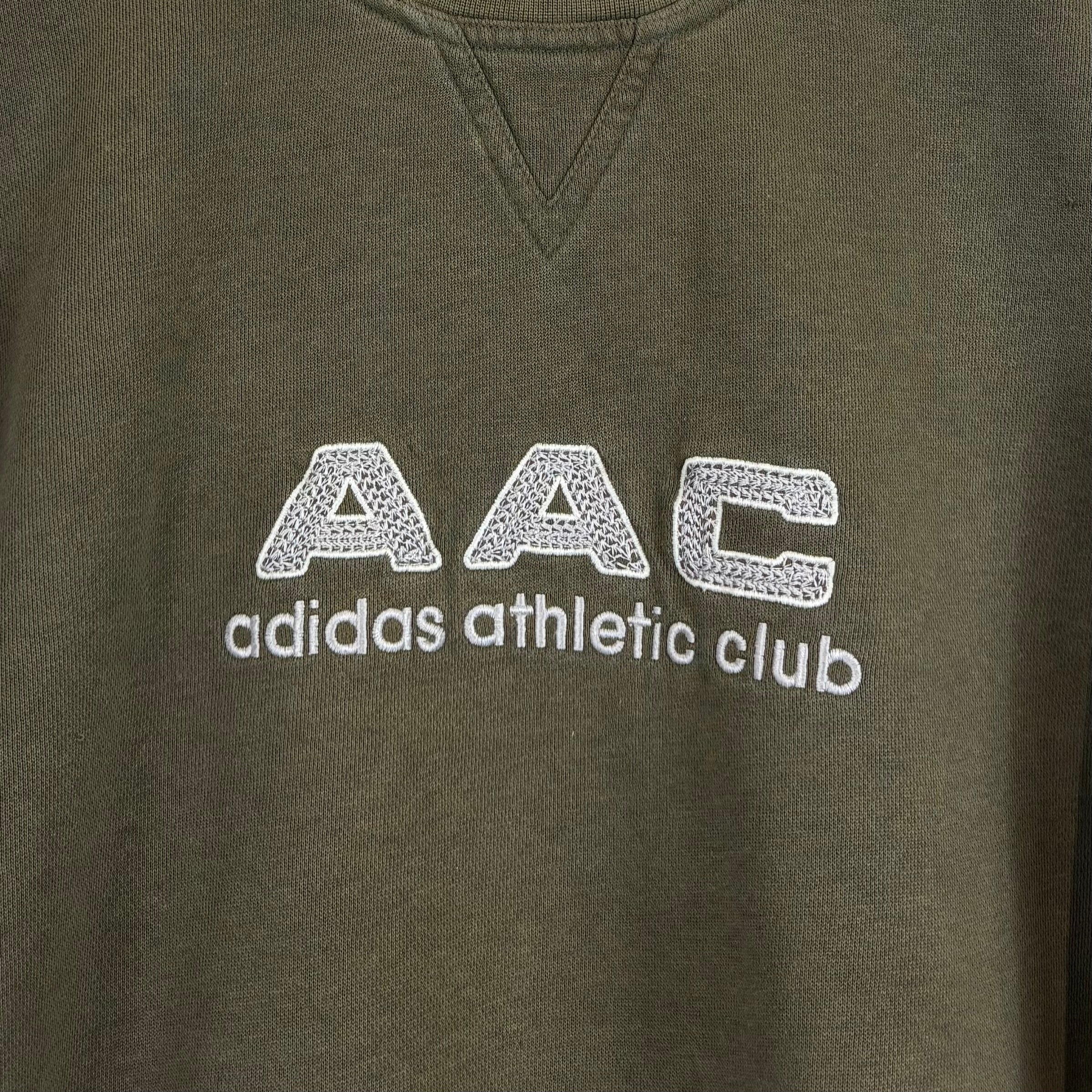 Adidas 2001 Athletic Club Sweater Khaki M - Vinverse