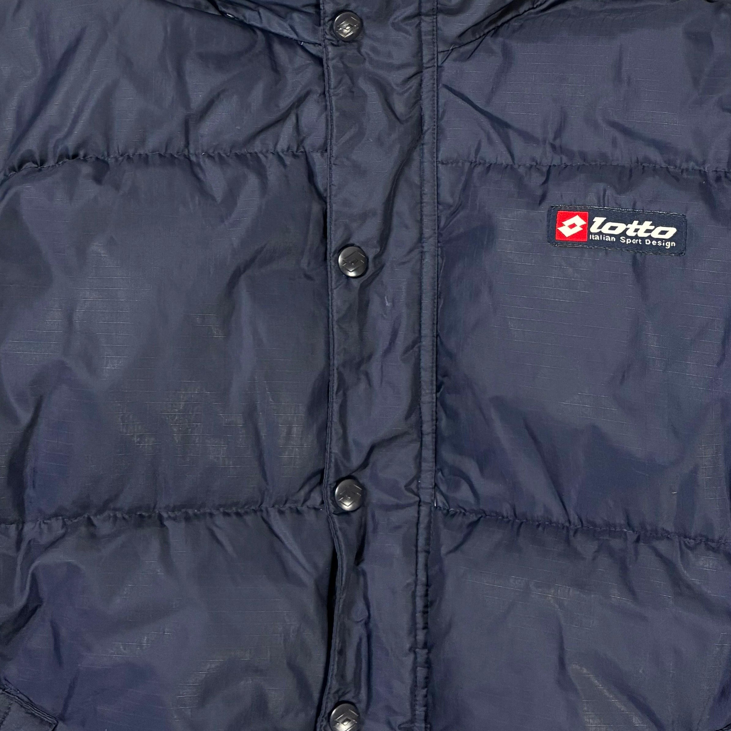 Lotto 2000s Vintage Daunenjacke Marineblau S - Vinverse