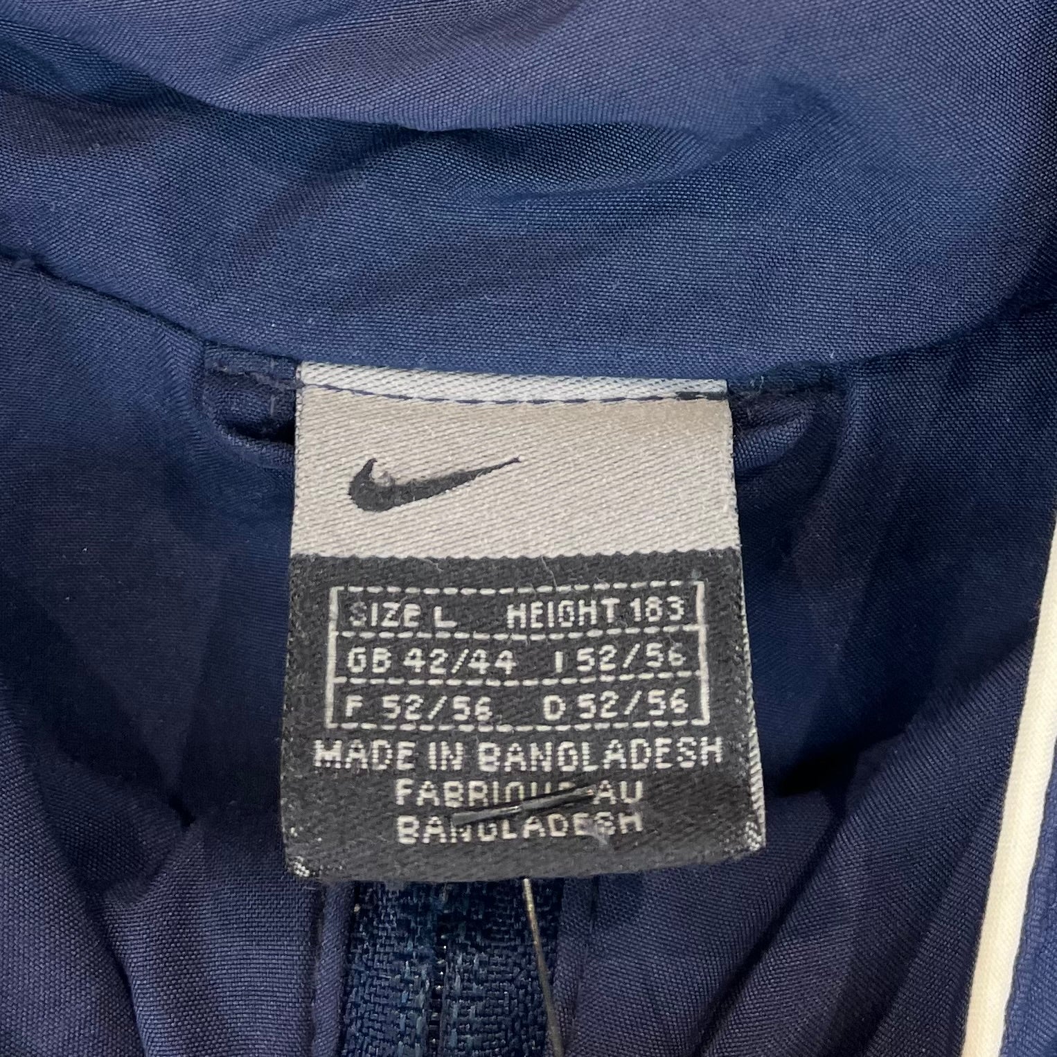 Nike 2000s Y2K Trainingsjacke Blau L - Vinverse