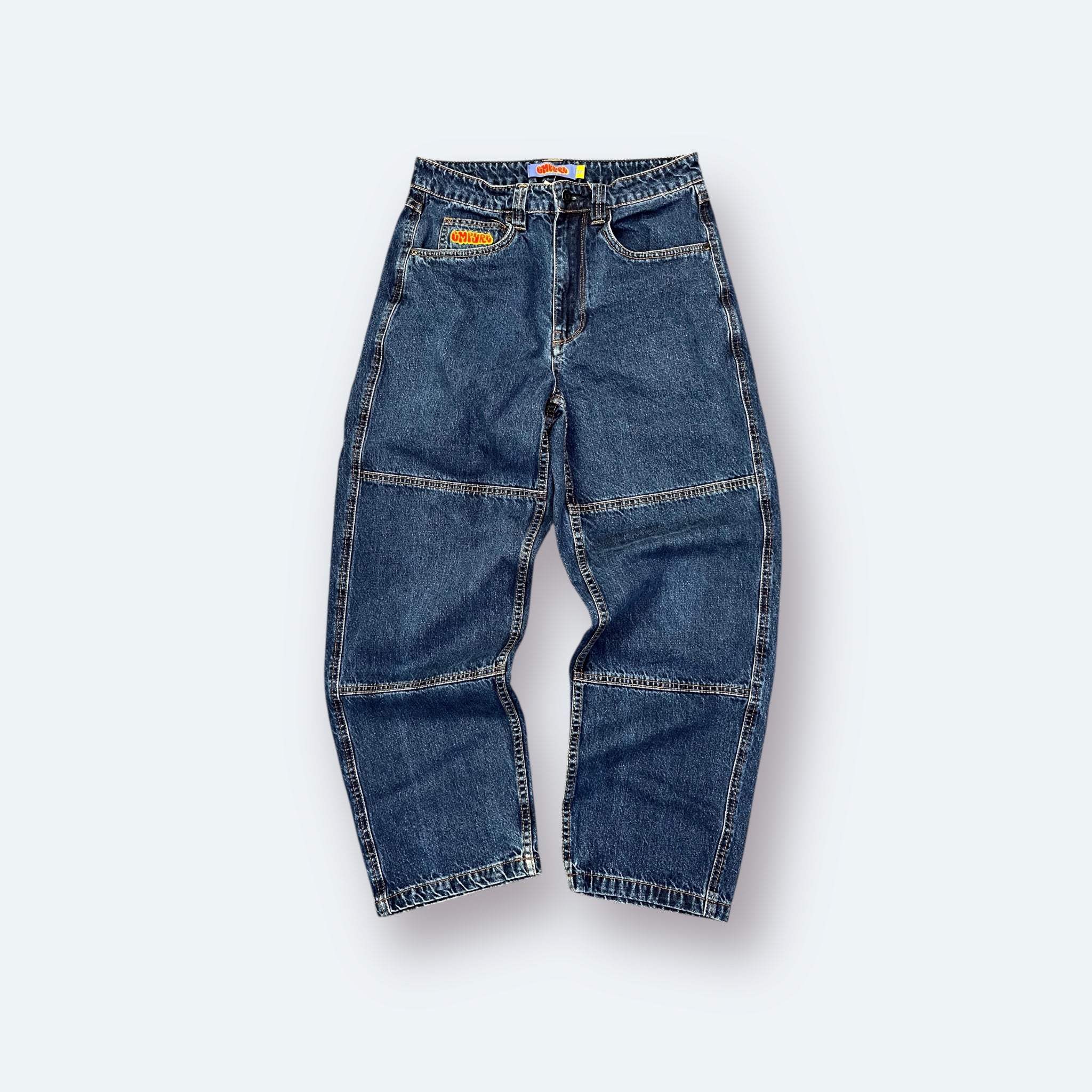 Empyre Jeans bestickt Blau Gr. 28 - Vinverse